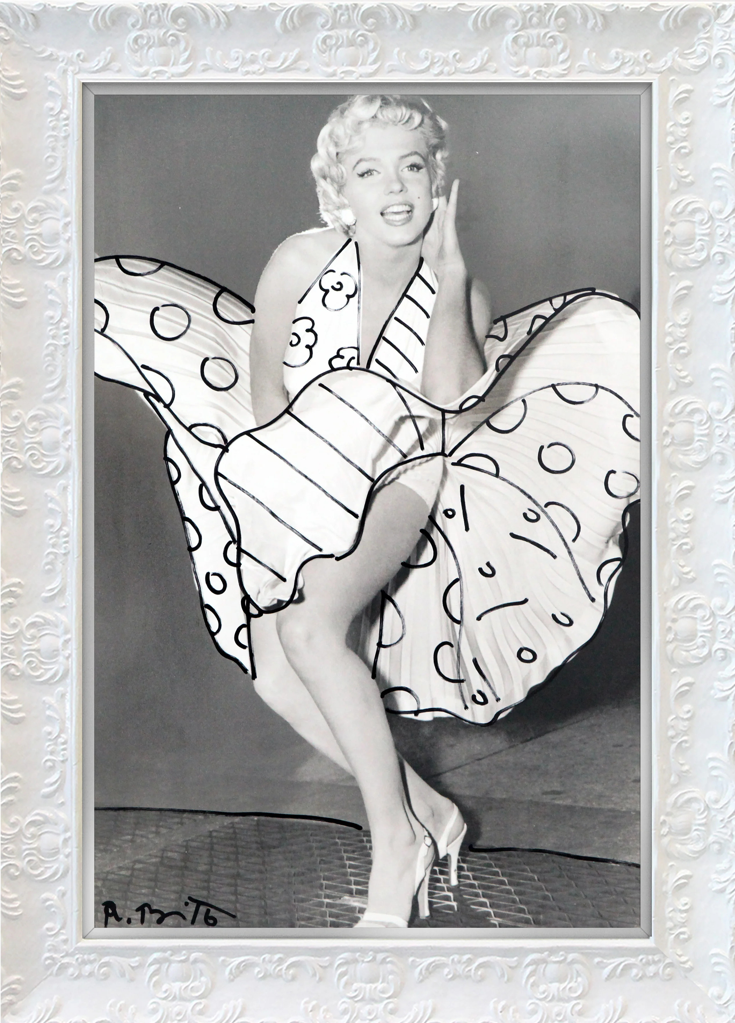 Marilyn Monroe - Mixed Media Original - Image 14
