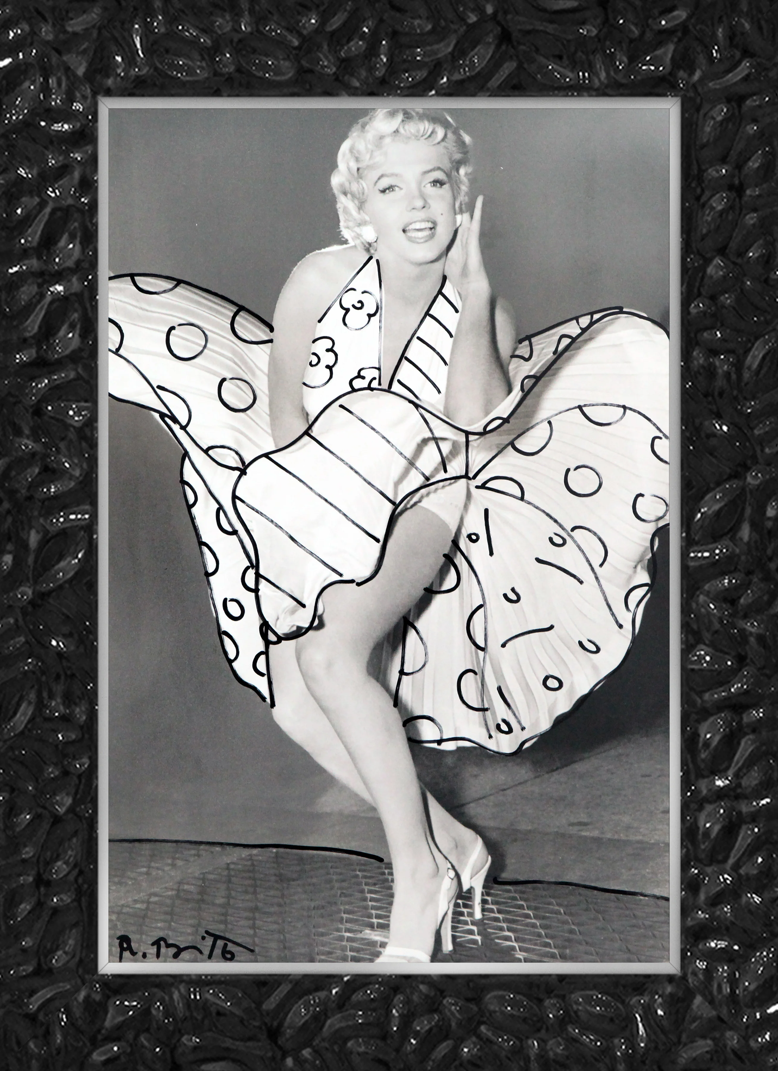 Marilyn Monroe - Mixed Media Original - Image 15