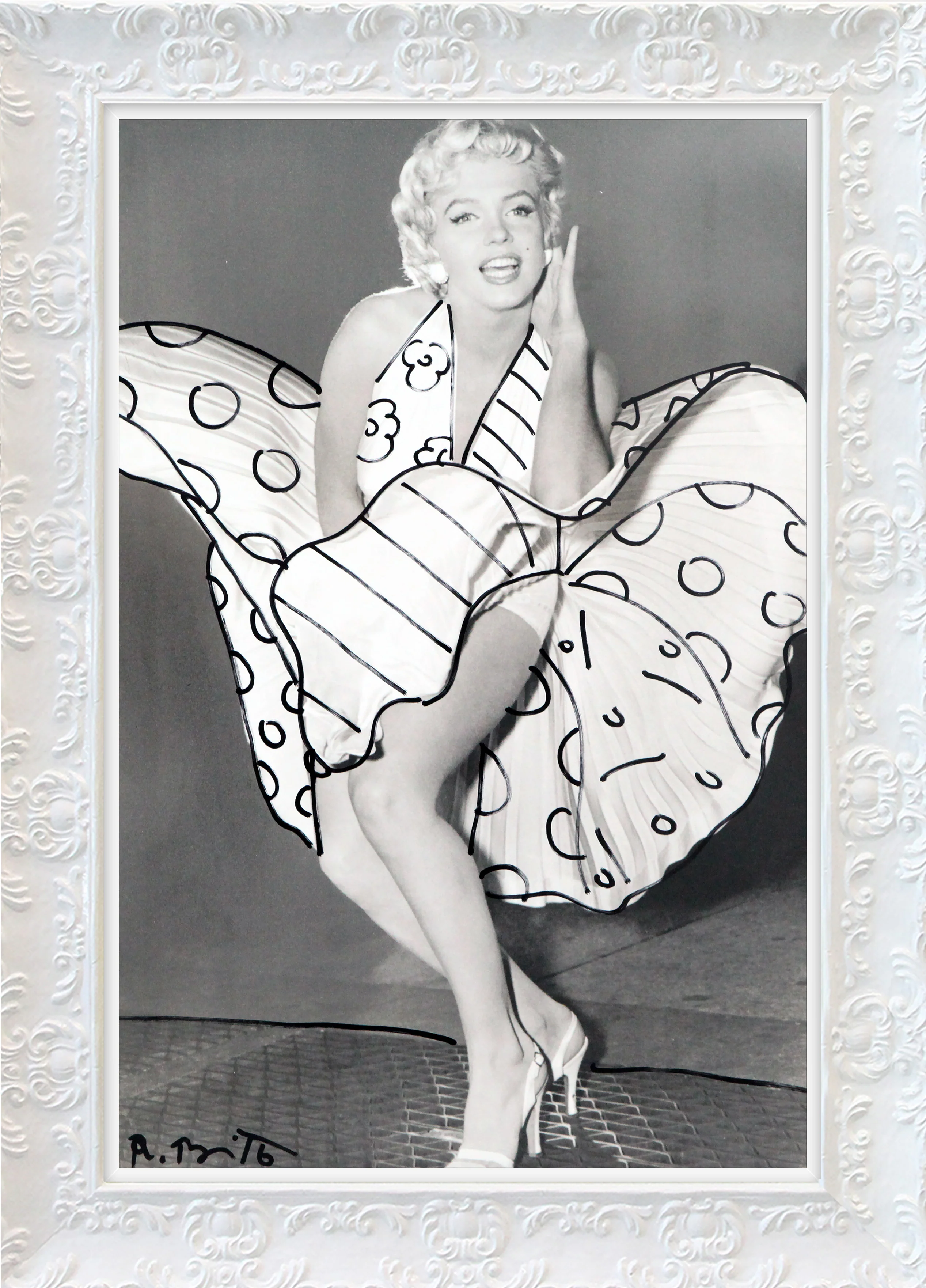 Marilyn Monroe - Mixed Media Original - Image 2