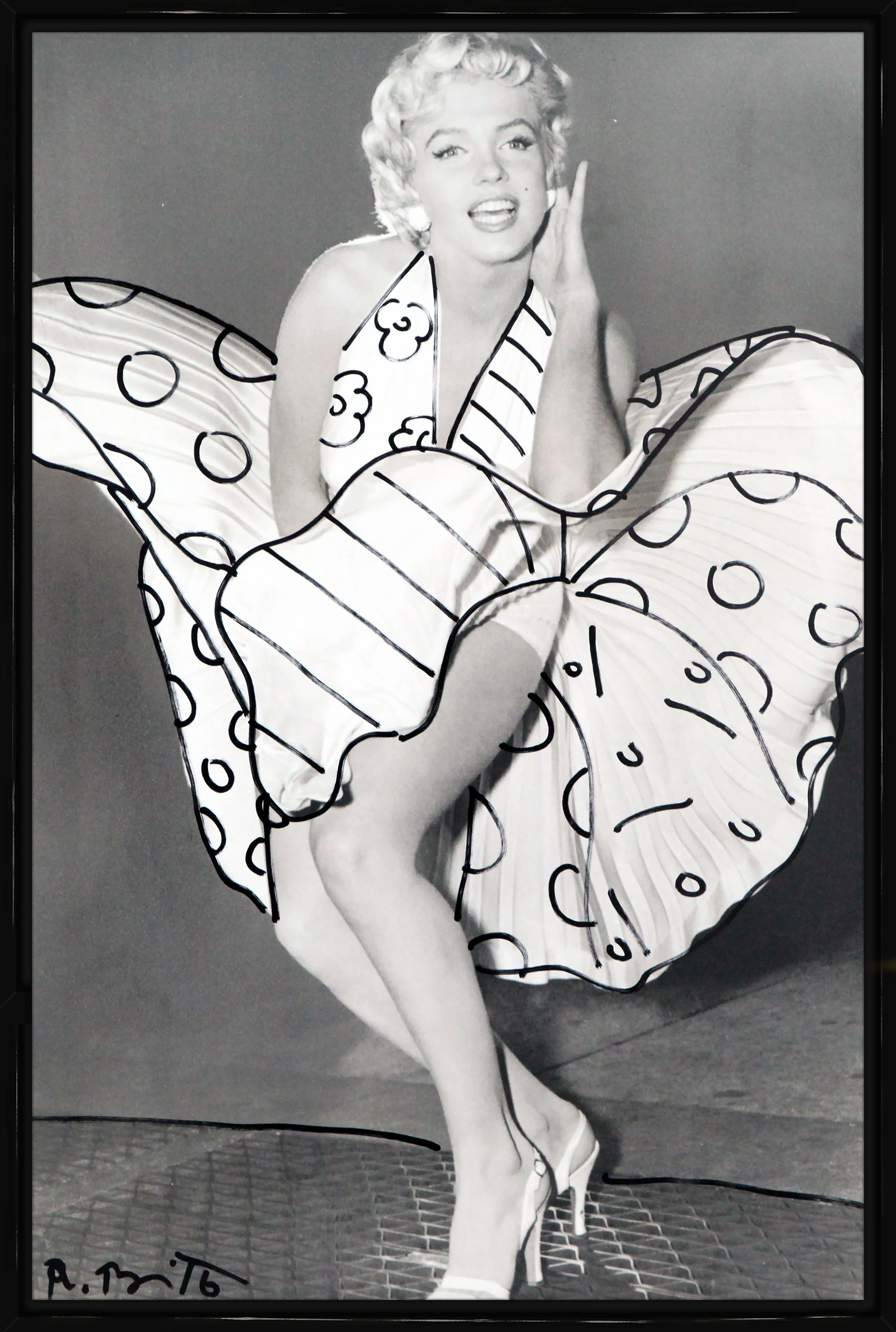 Marilyn Monroe - Mixed Media Original - Image 5