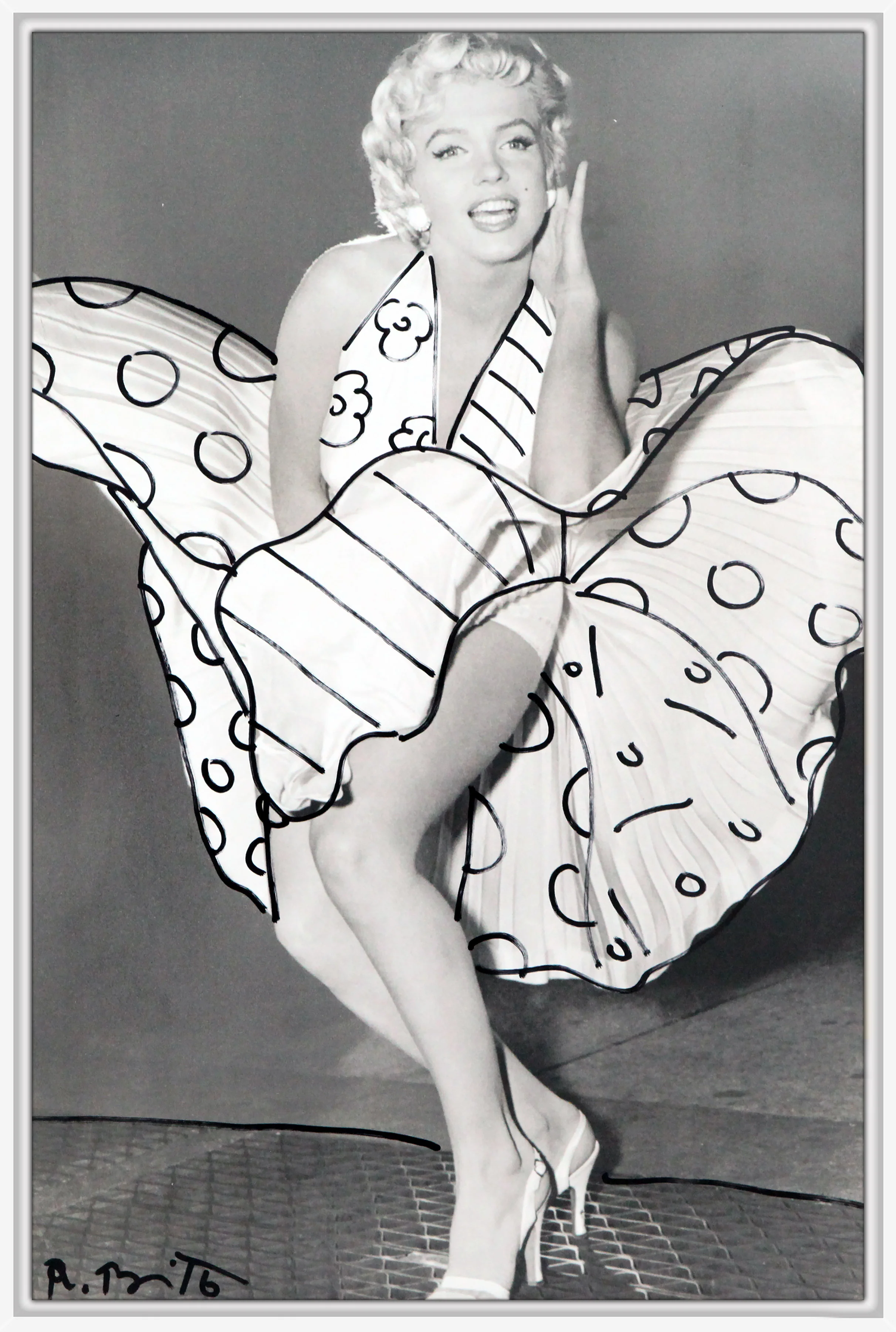 Marilyn Monroe - Mixed Media Original - Image 6