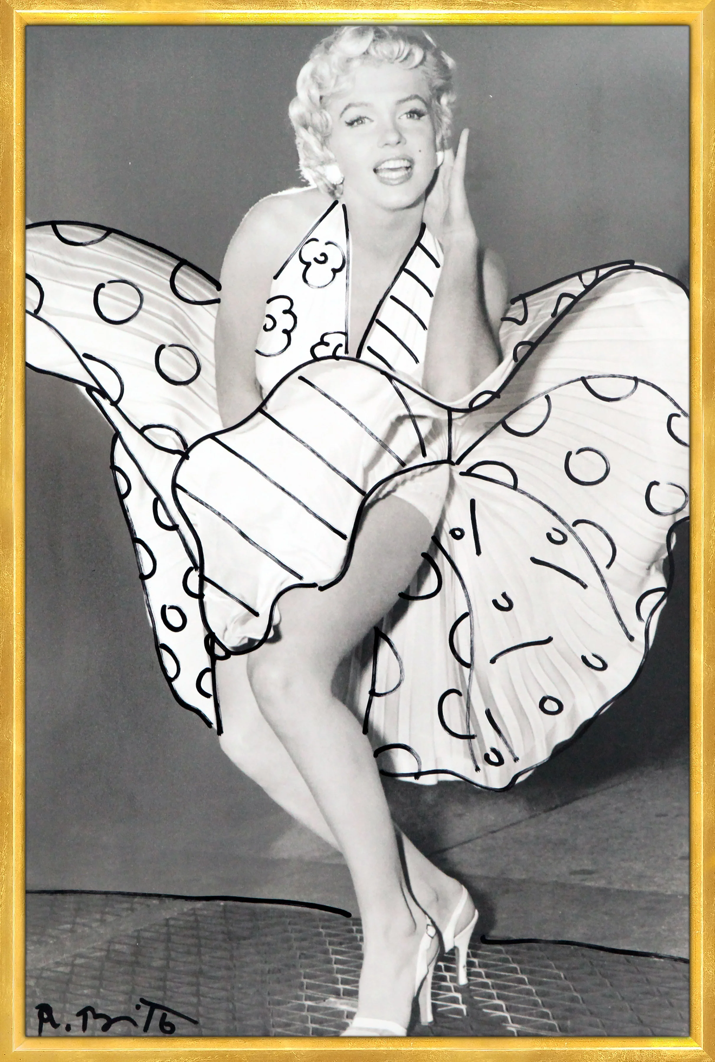 Marilyn Monroe - Mixed Media Original - Image 7