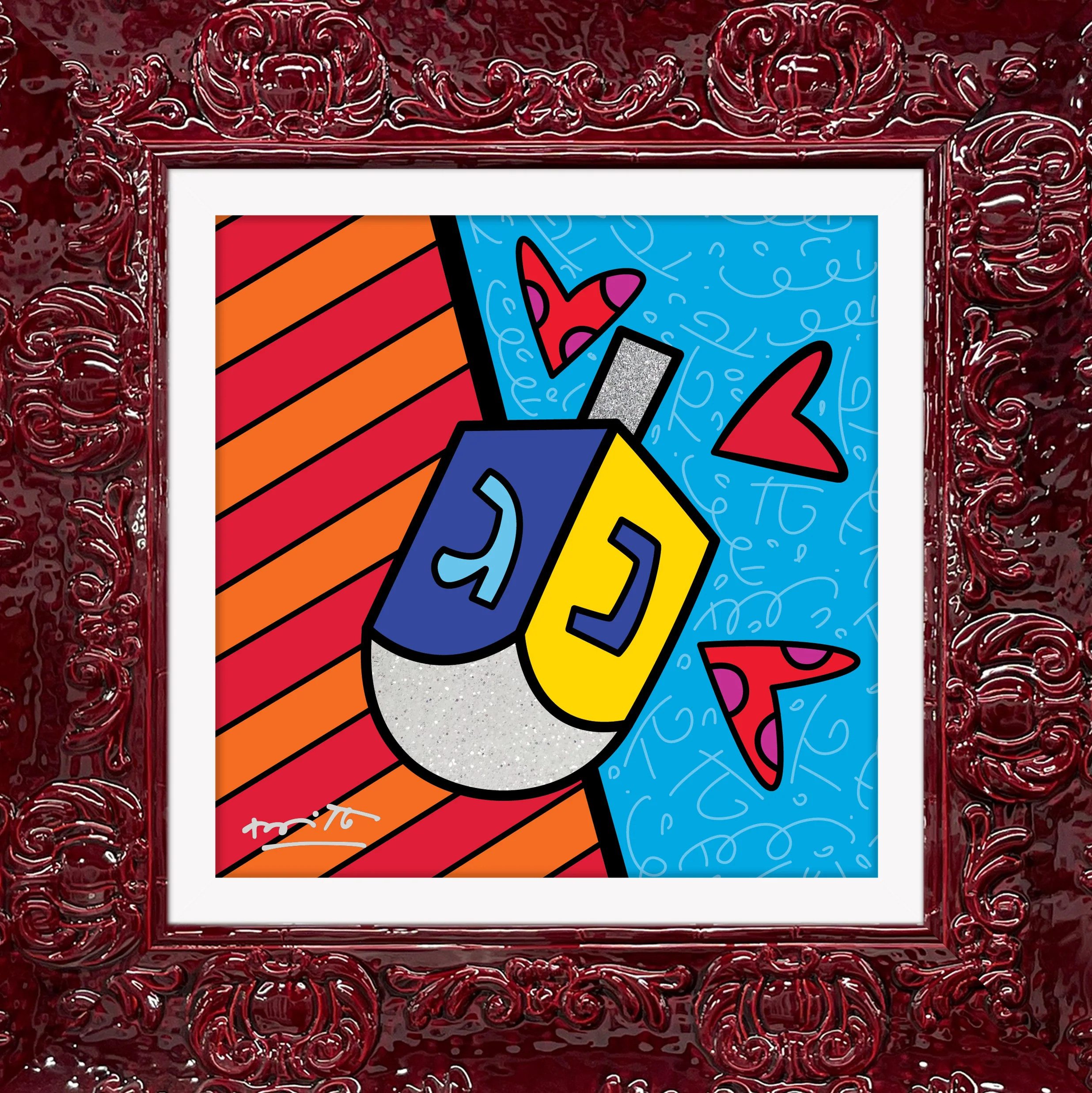Mazel Tov (Dreidel) - Limited Edition Print - Image 8