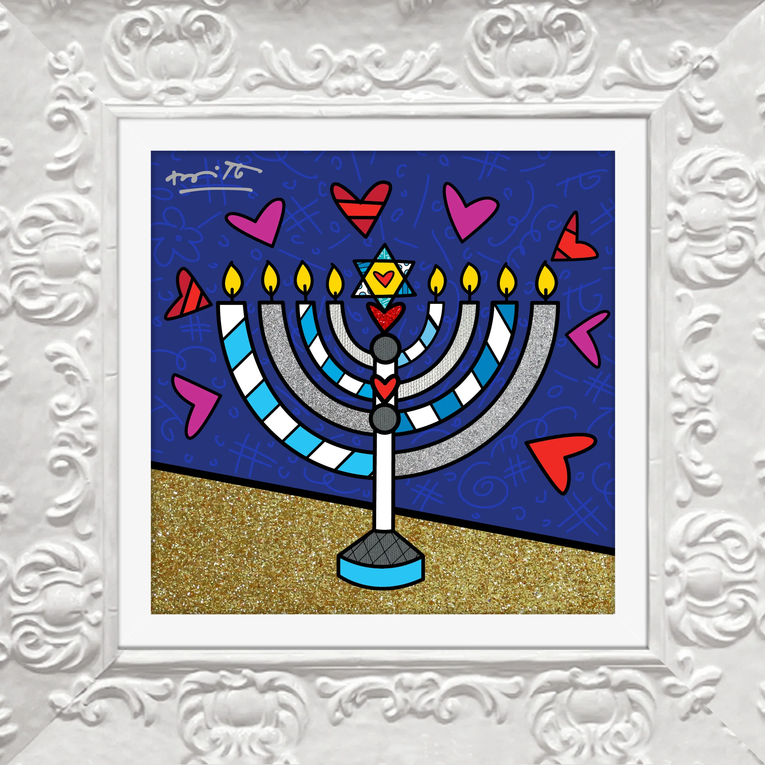 Mazel Tov (Menorah) - Limited Edition Print - Image 15