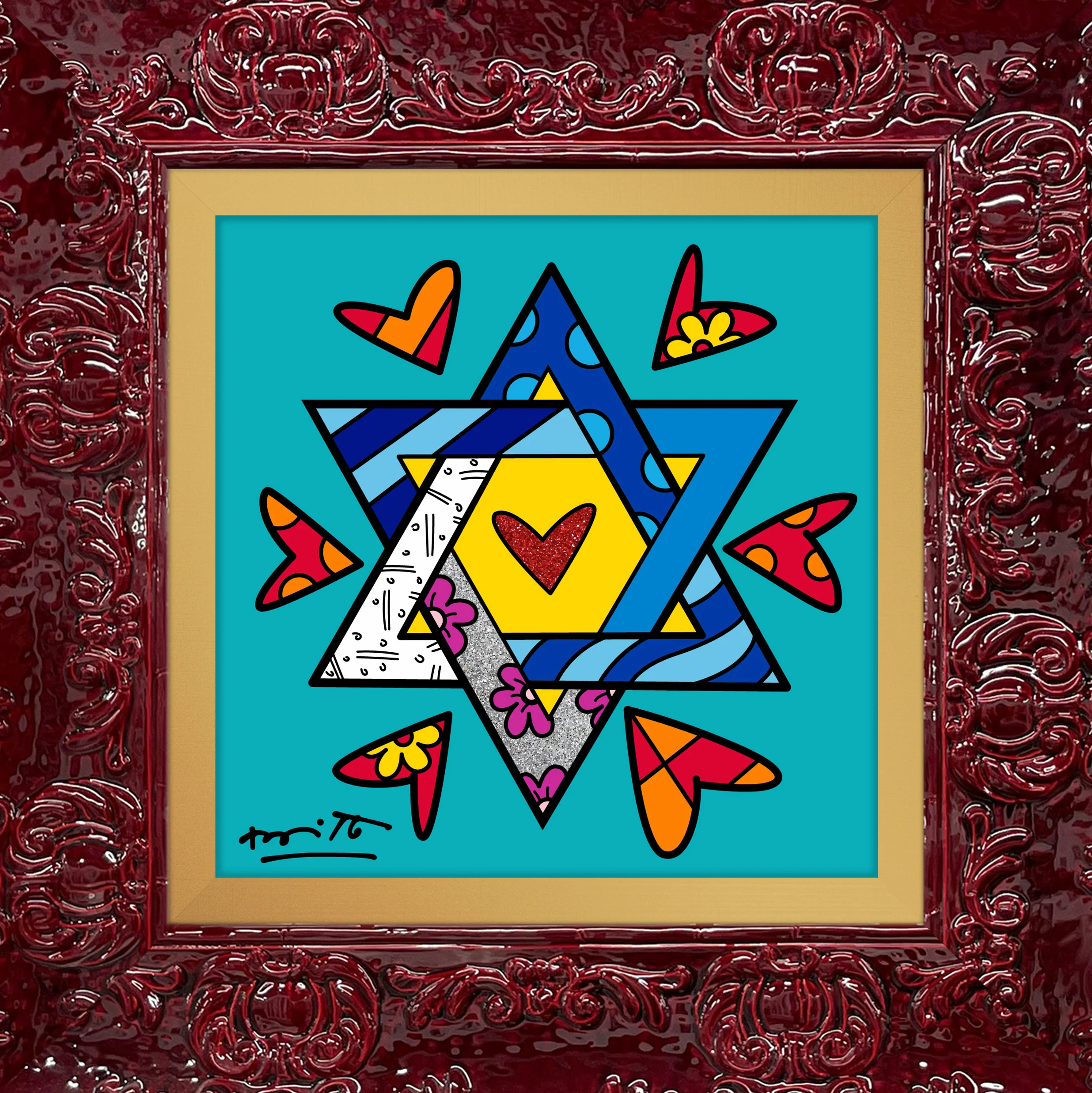 Mazel Tov (Star of David) - Limited Edition Print - Image 13