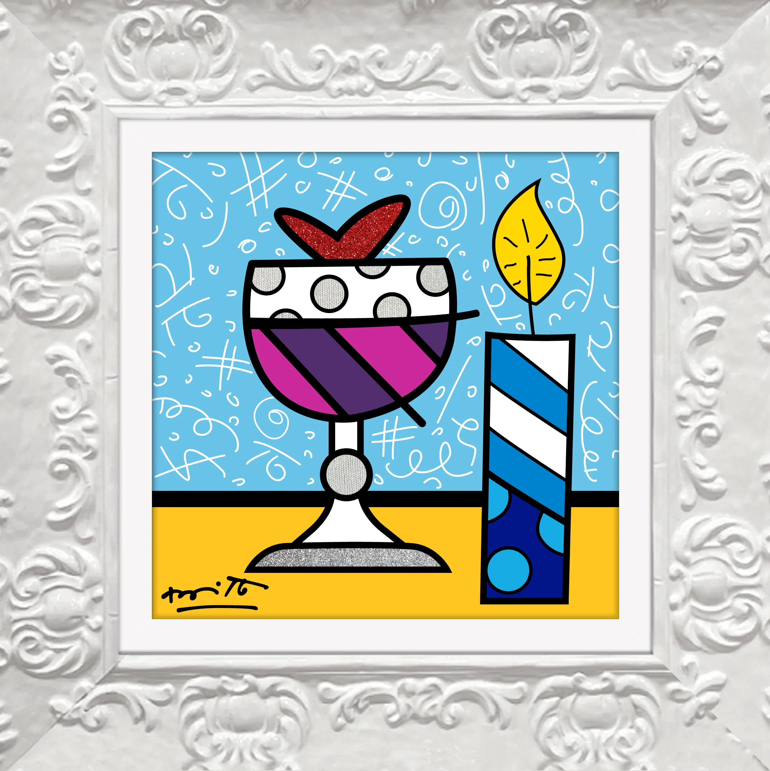 Mazel Tov (Wine) - Limited Edition Print - Image 10