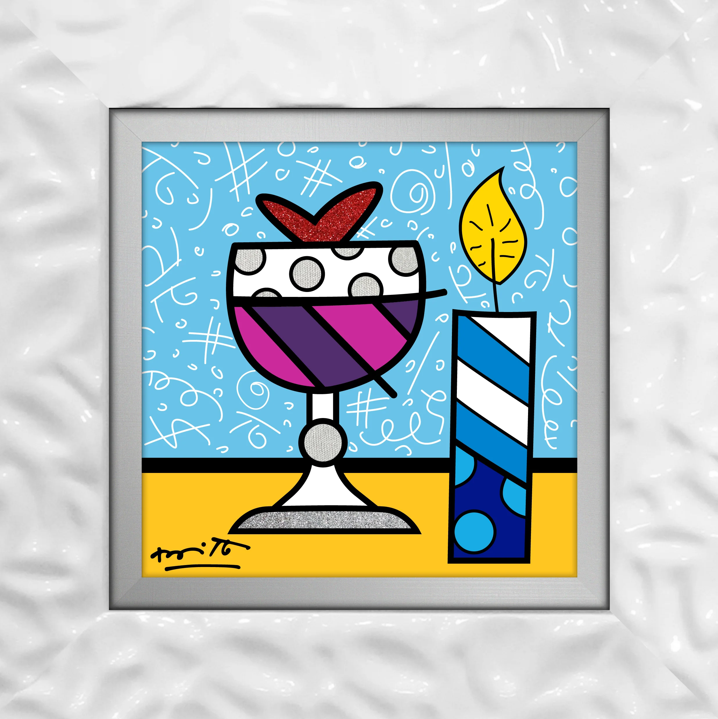 Mazel Tov (Wine) - Limited Edition Print - Image 12