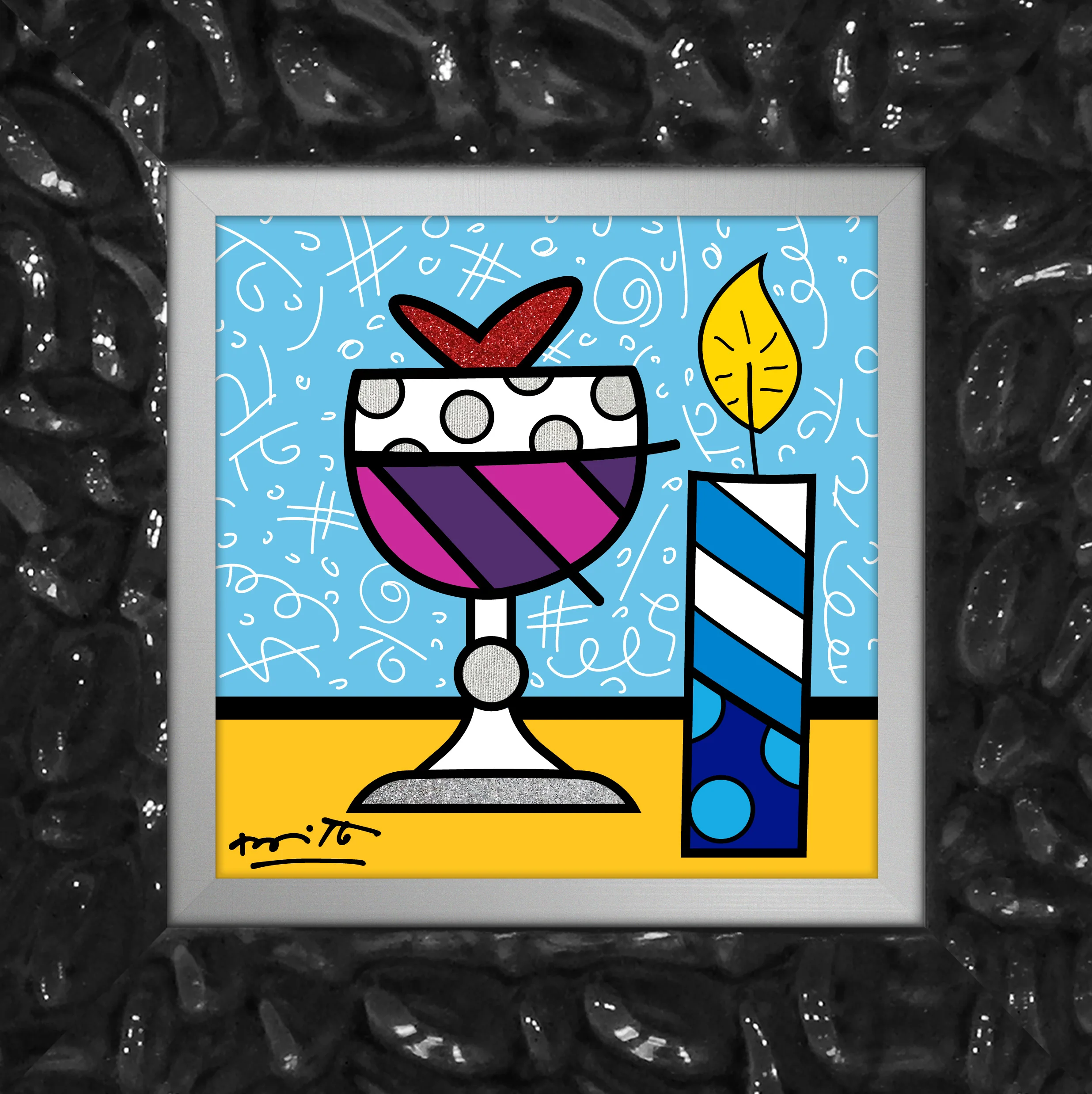 Mazel Tov (Wine) - Limited Edition Print - Image 4