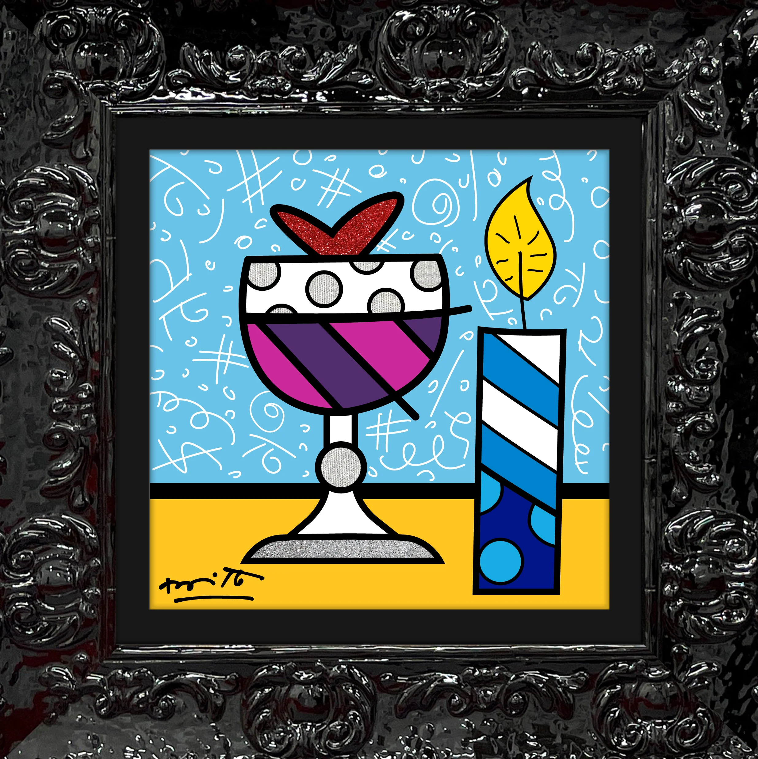 Mazel Tov (Wine) - Limited Edition Print - Image 5