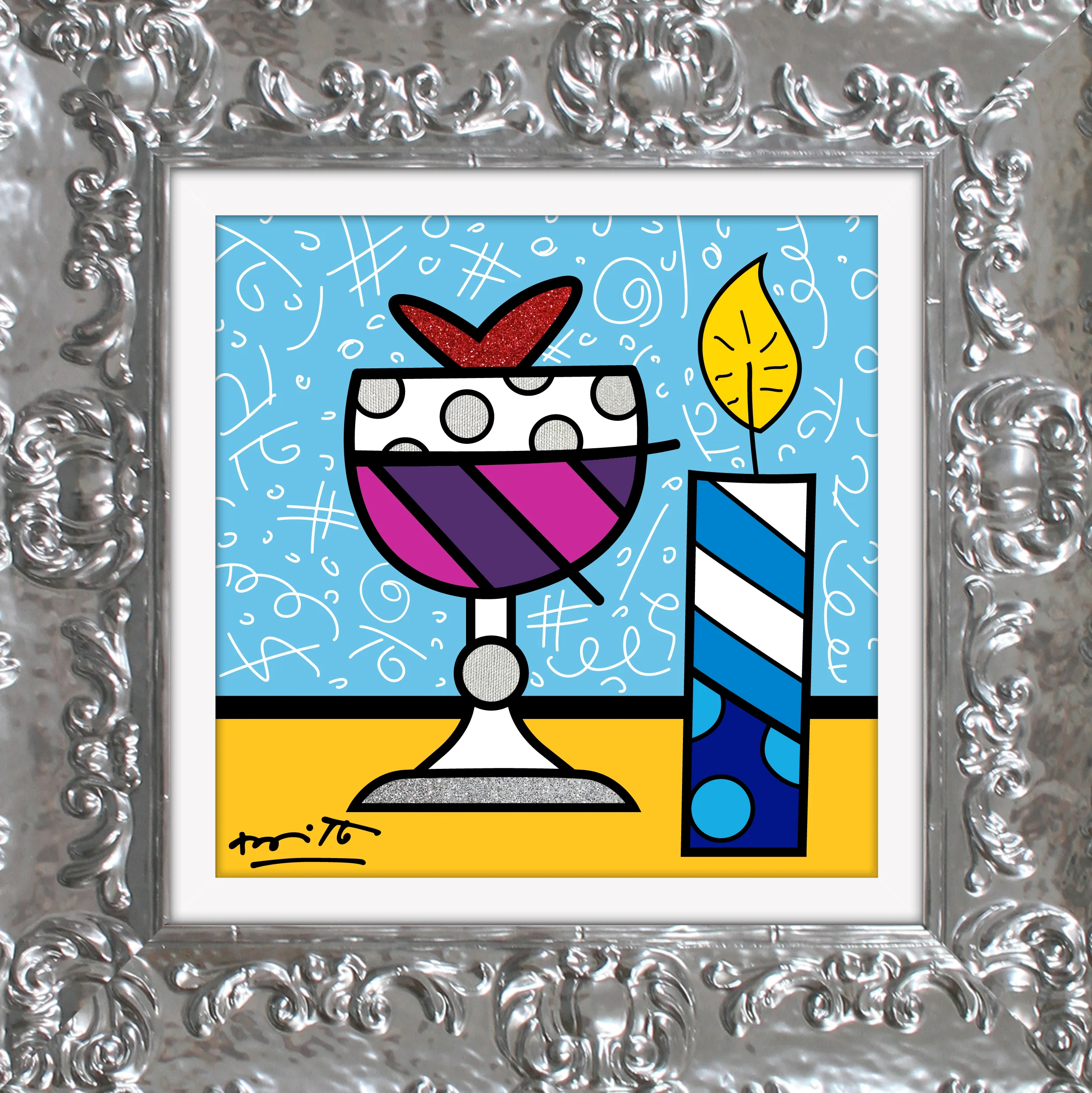 Mazel Tov (Wine) - Limited Edition Print - Image 8