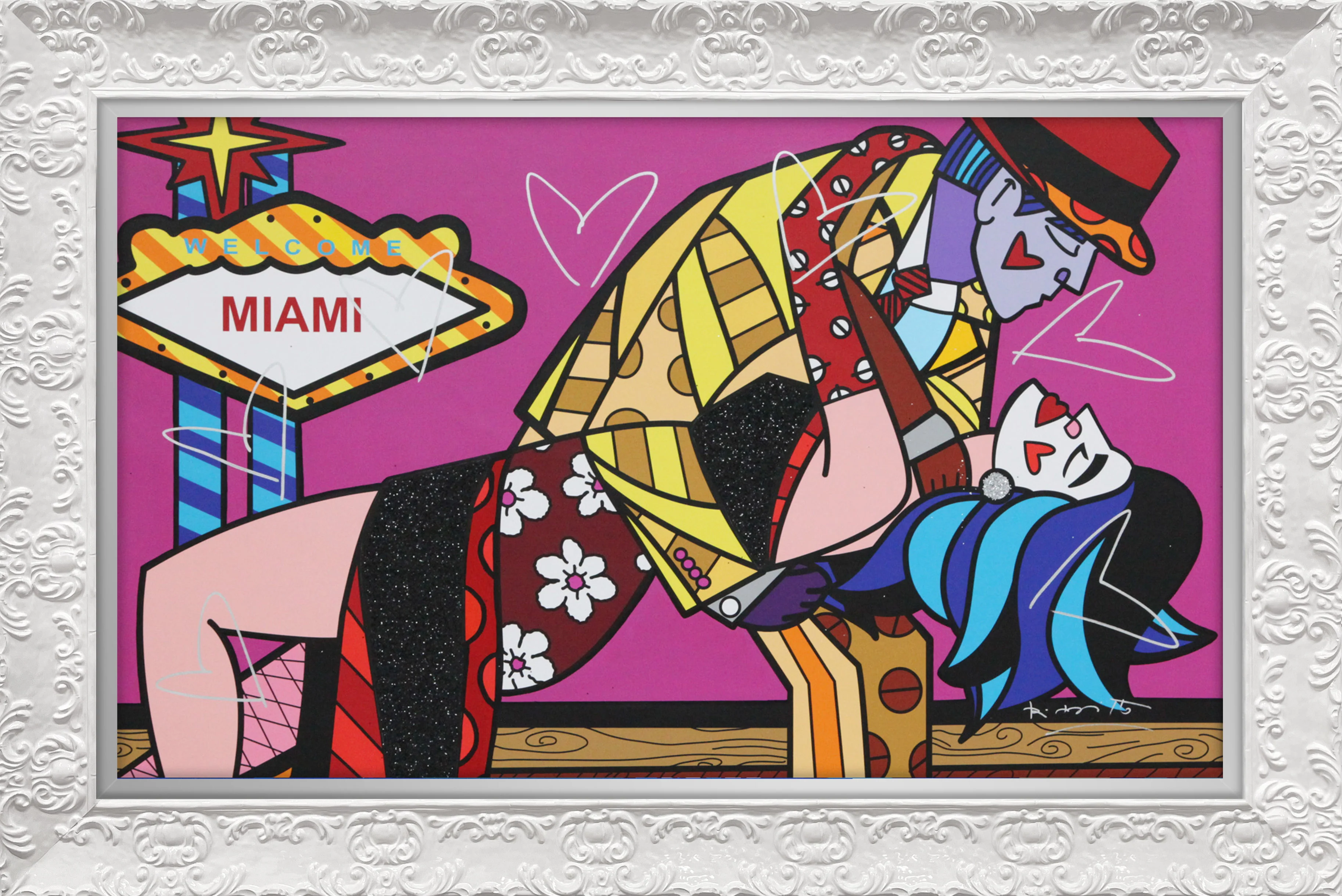 Miami Party IX - Mixed Media Original - Image 13