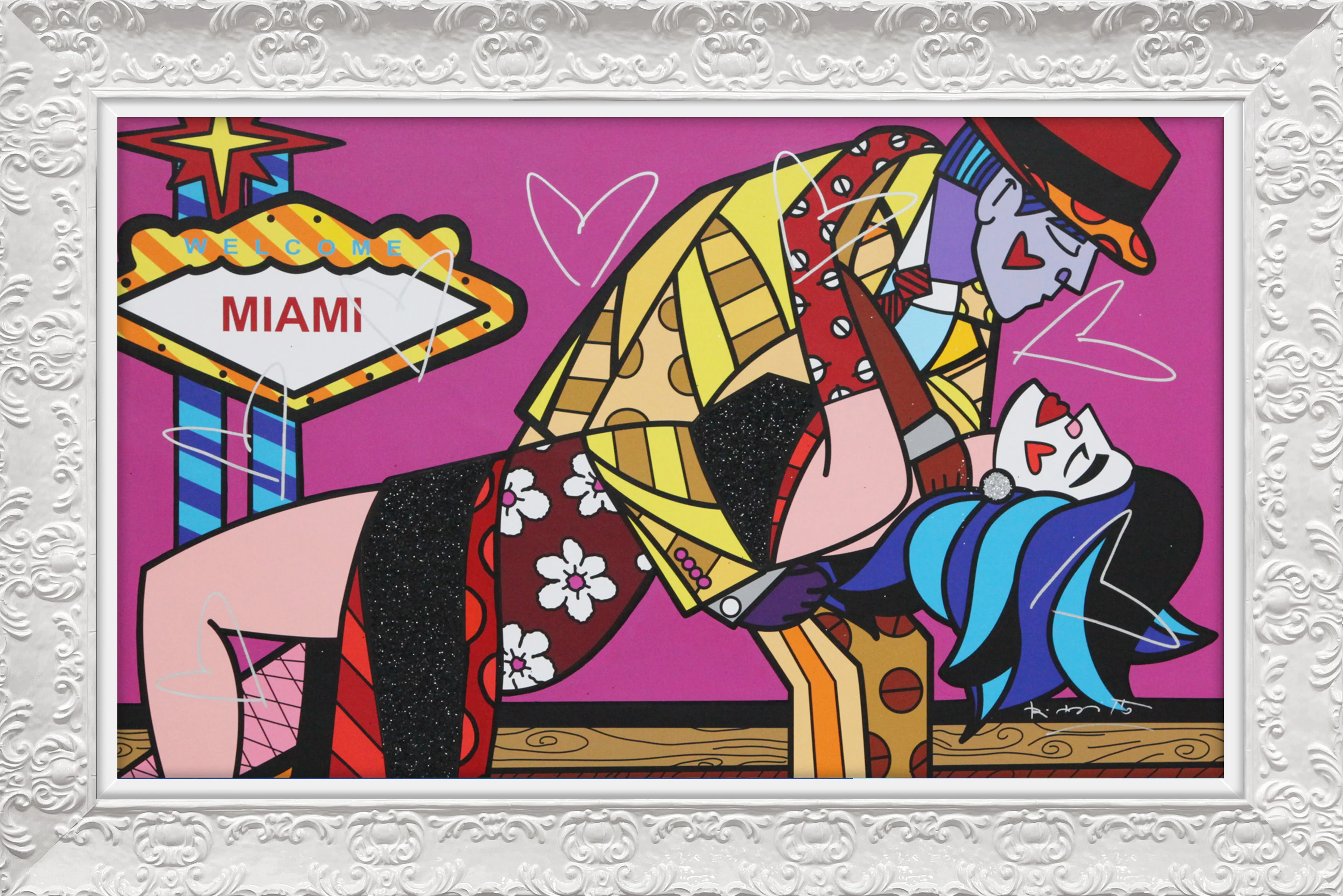 Miami Party IX - Mixed Media Original - Image 14