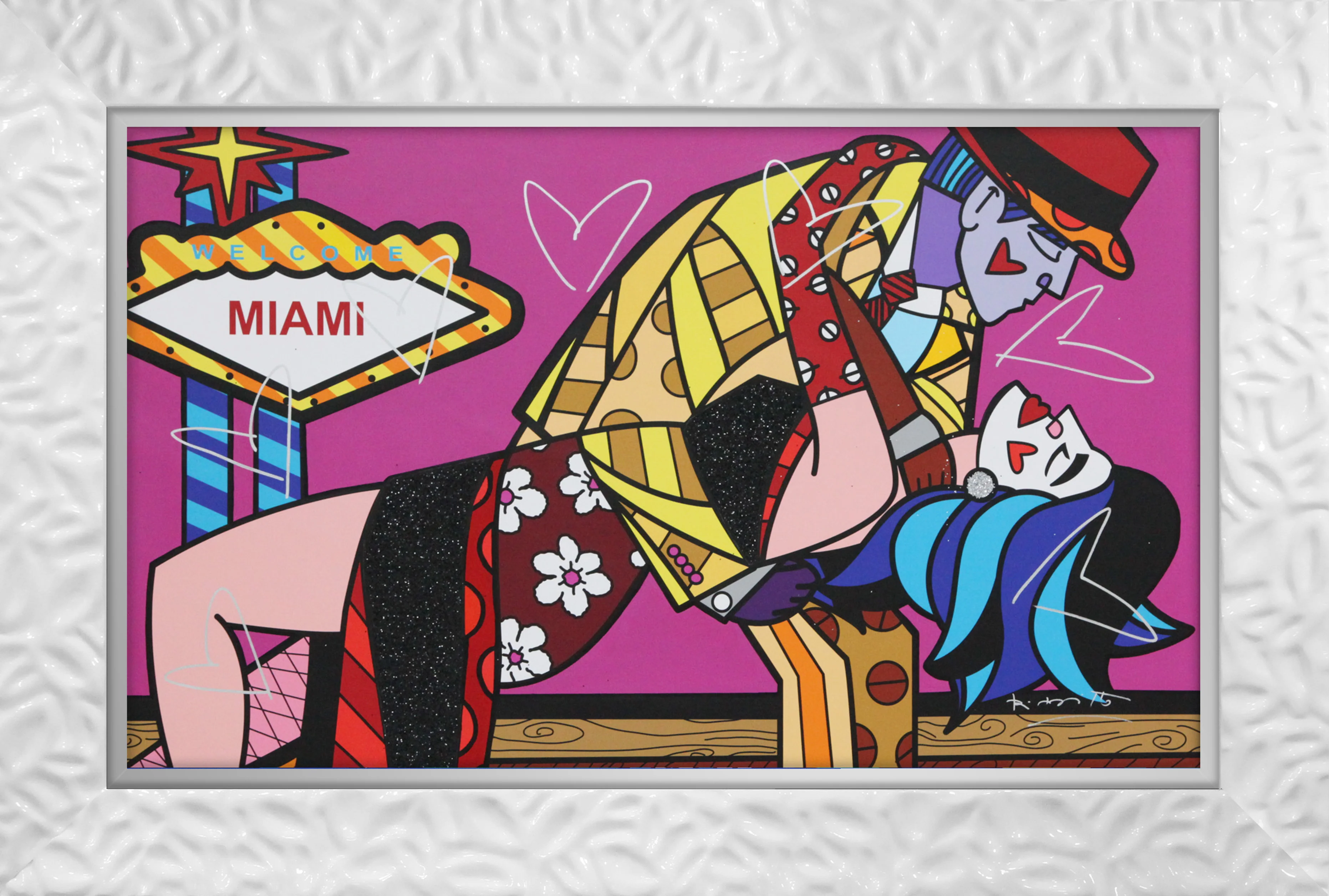 Miami Party IX - Mixed Media Original - Image 15