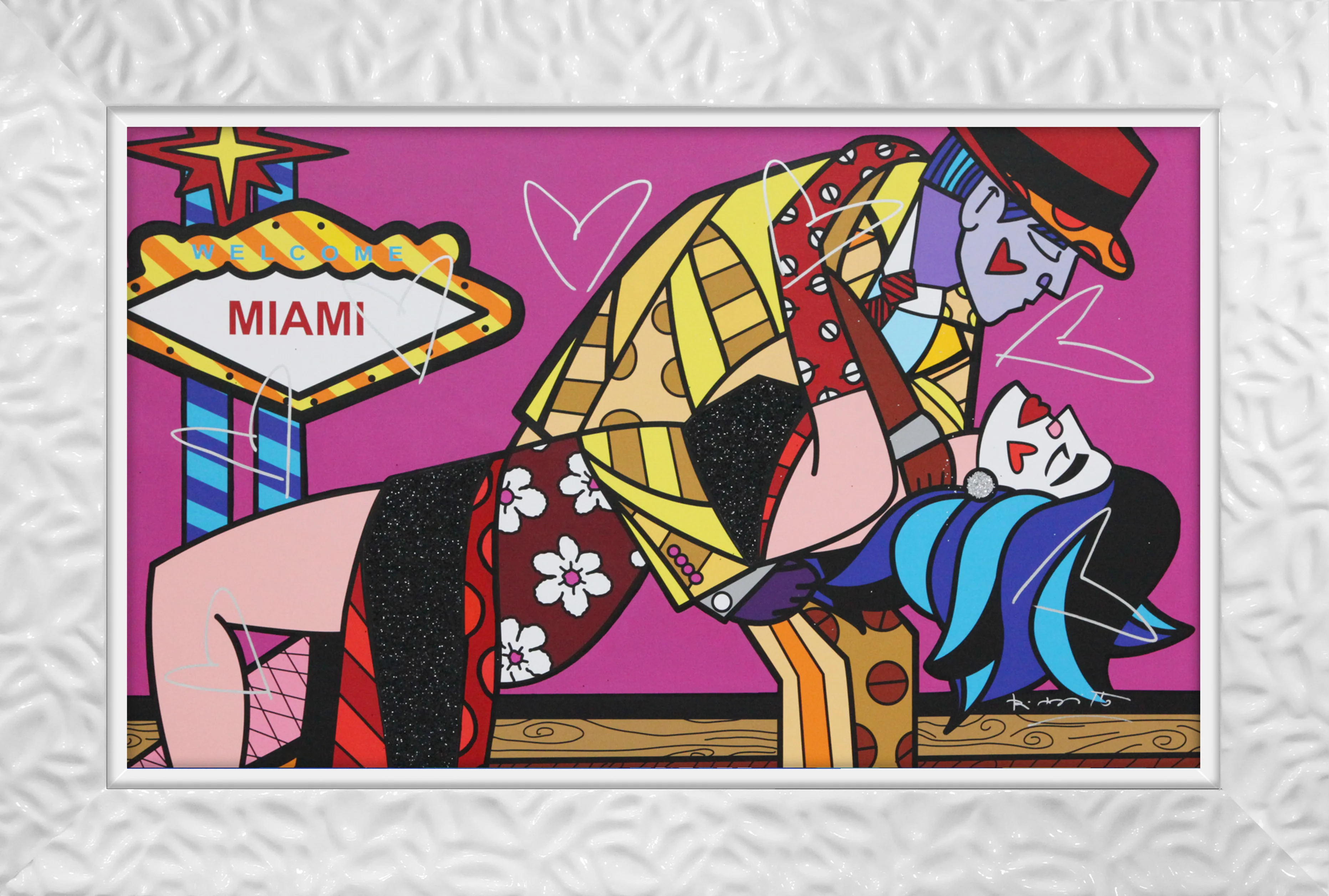 Miami Party IX - Mixed Media Original - Image 16