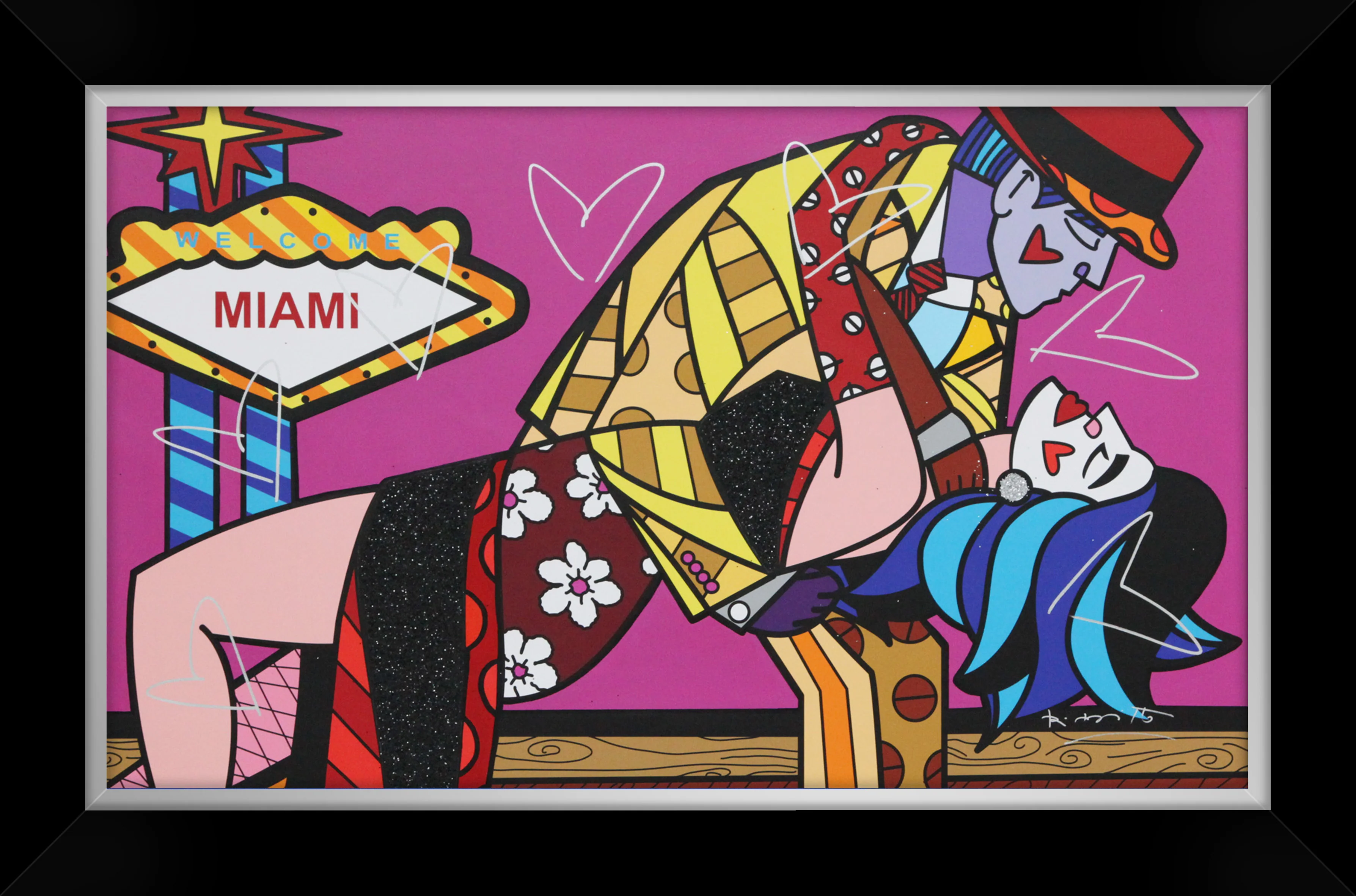 Miami Party IX - Mixed Media Original - Image 3