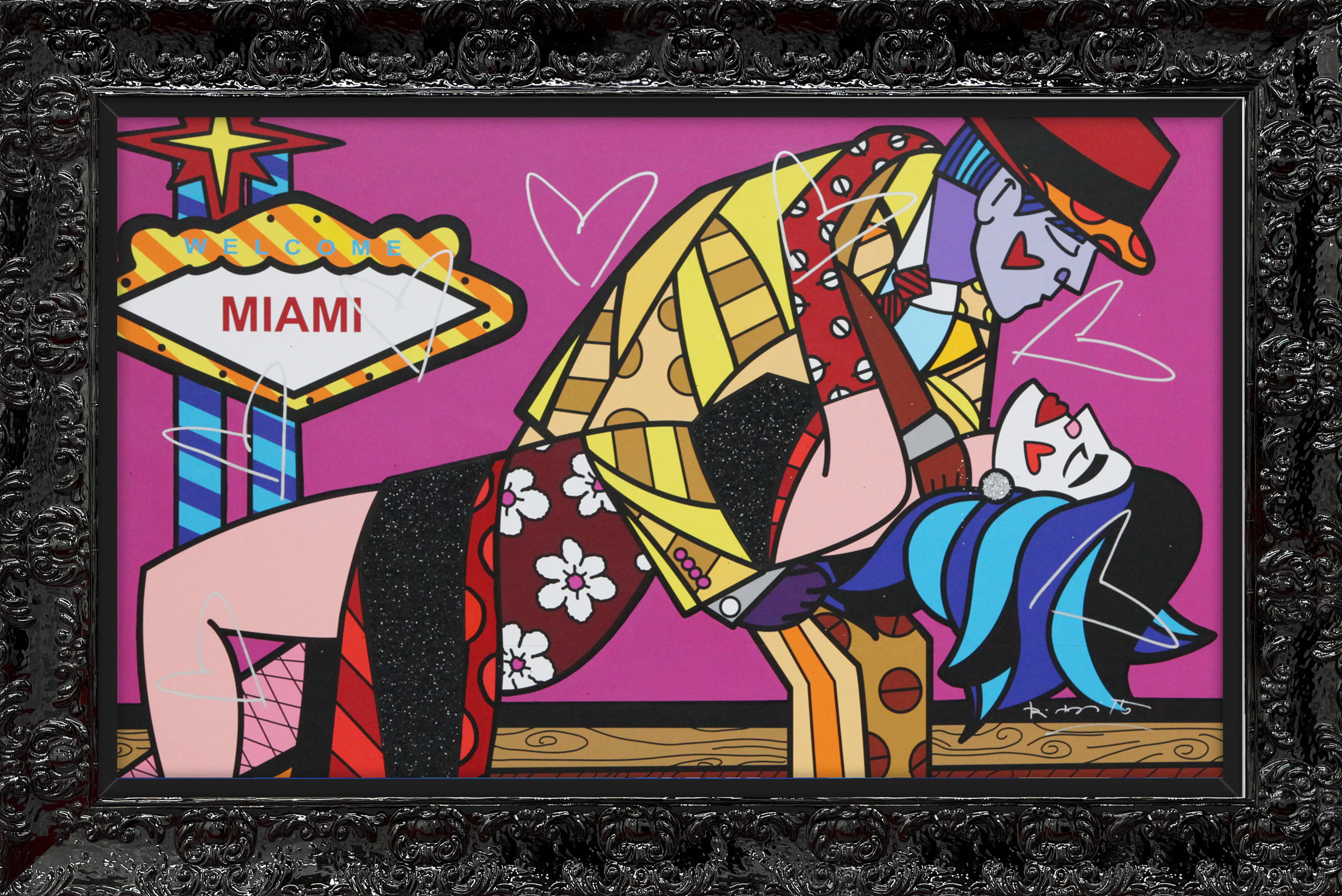 Miami Party IX - Mixed Media Original - Image 4