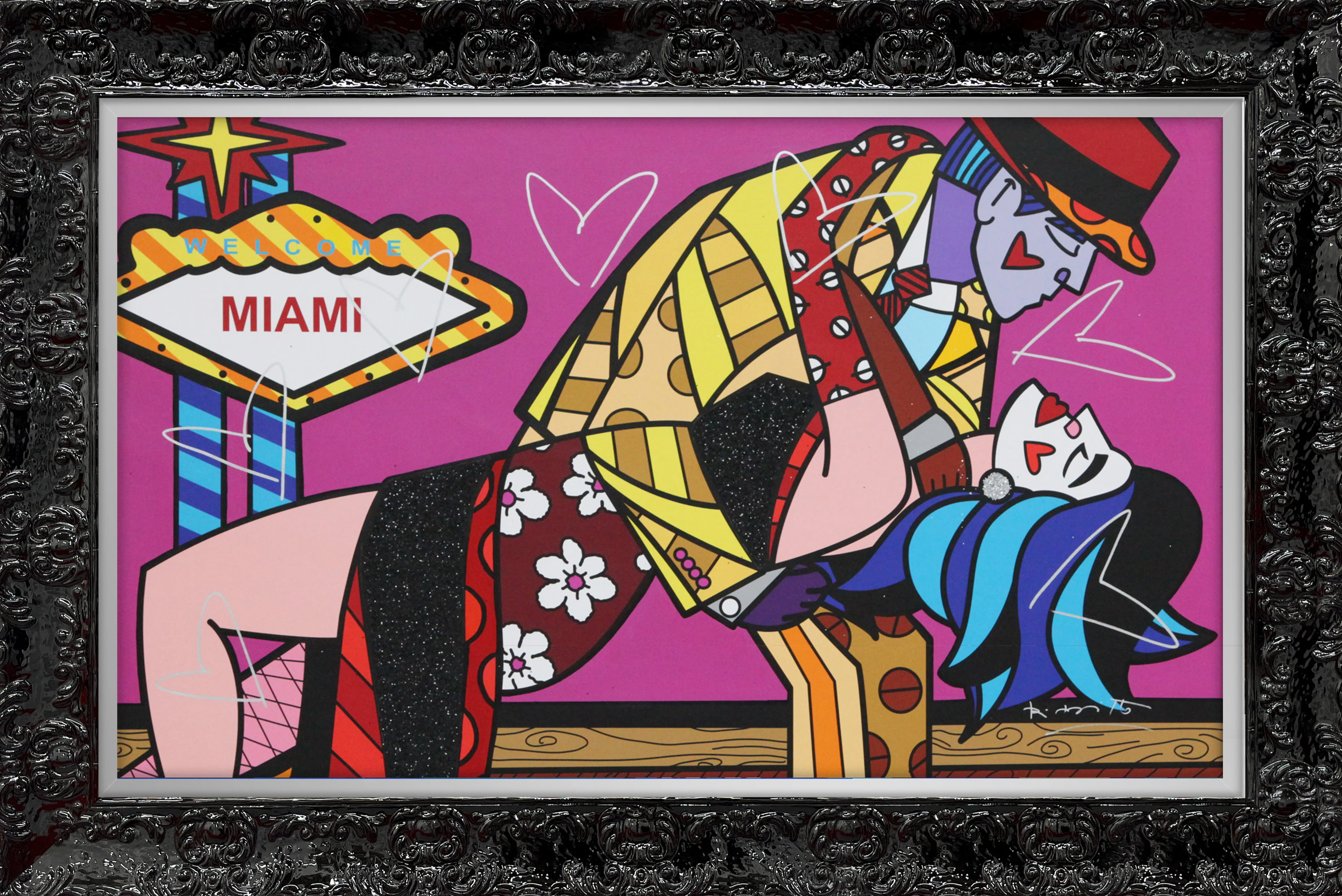 Miami Party IX - Mixed Media Original - Image 5