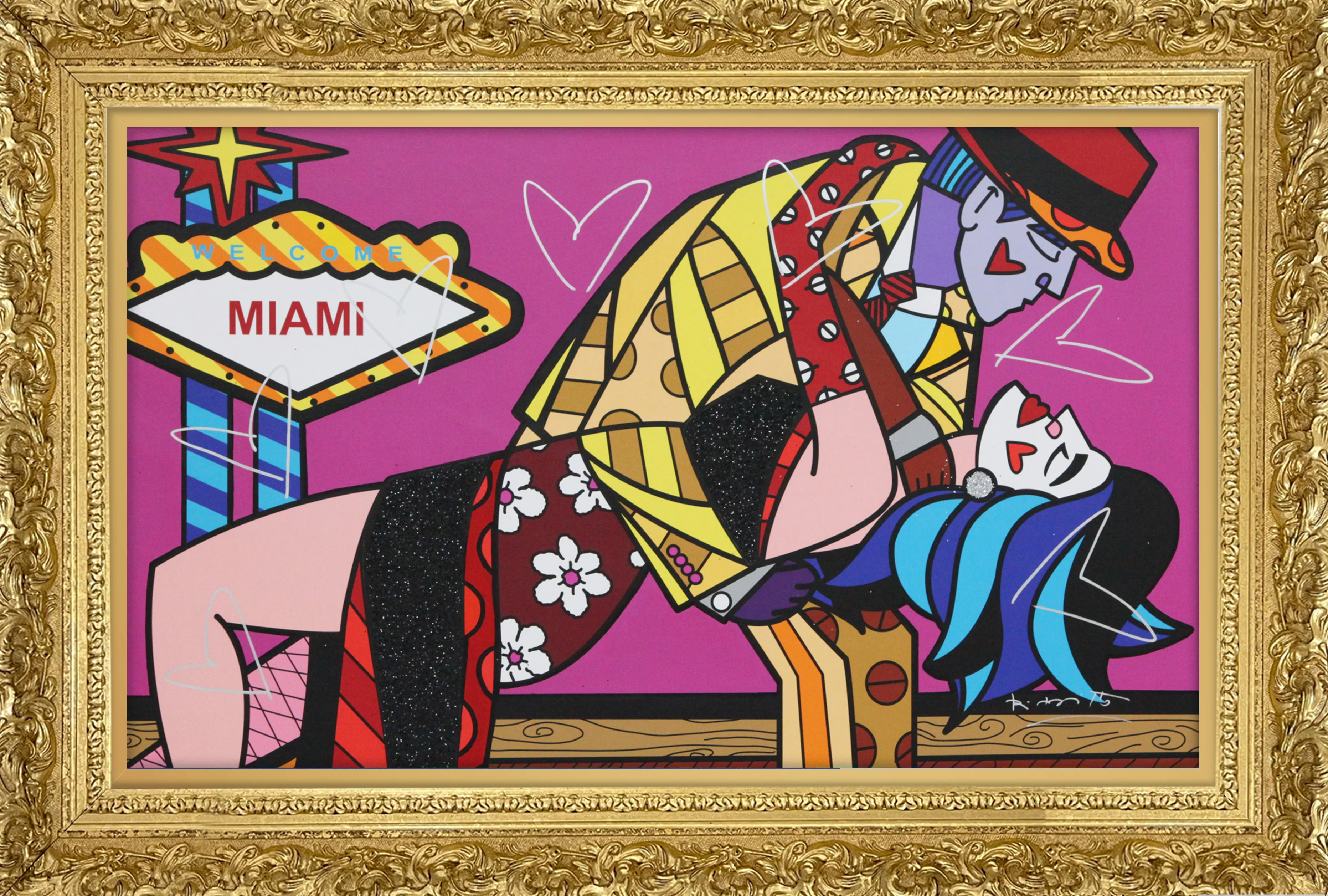 Miami Party IX - Mixed Media Original - Image 9