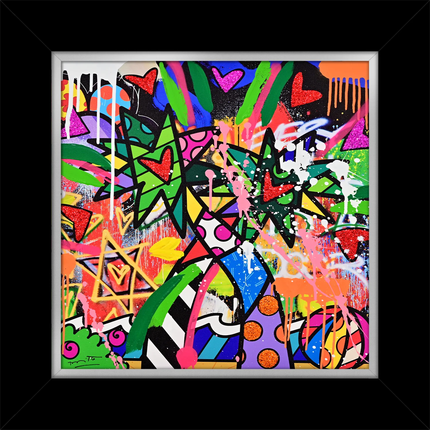 Miami Vibes - Mixed Media Original - Image 10