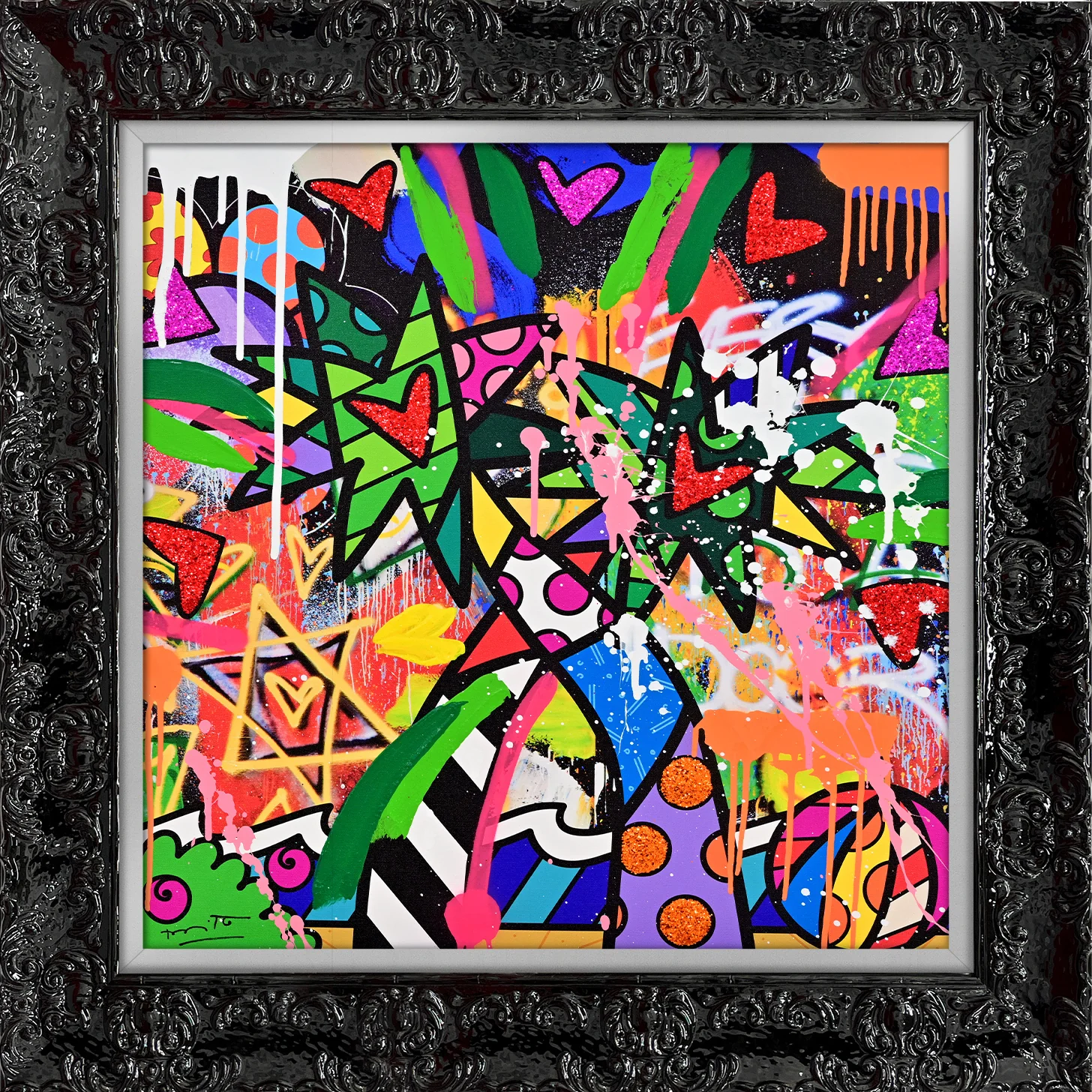Miami Vibes - Mixed Media Original - Image 11