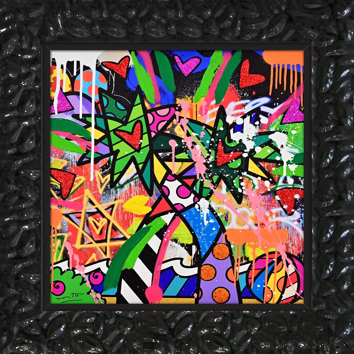 Miami Vibes - Mixed Media Original - Image 12