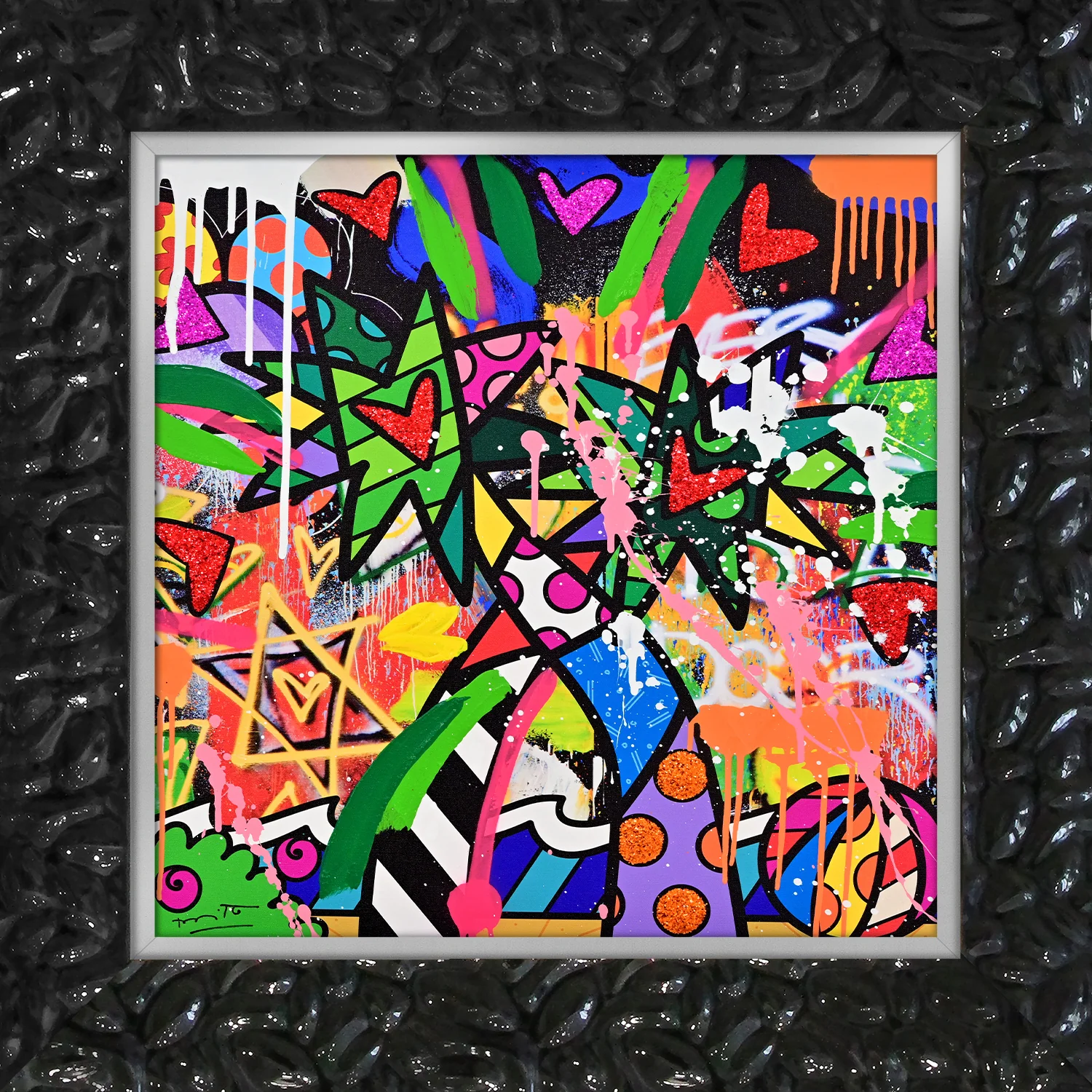 Miami Vibes - Mixed Media Original - Image 13