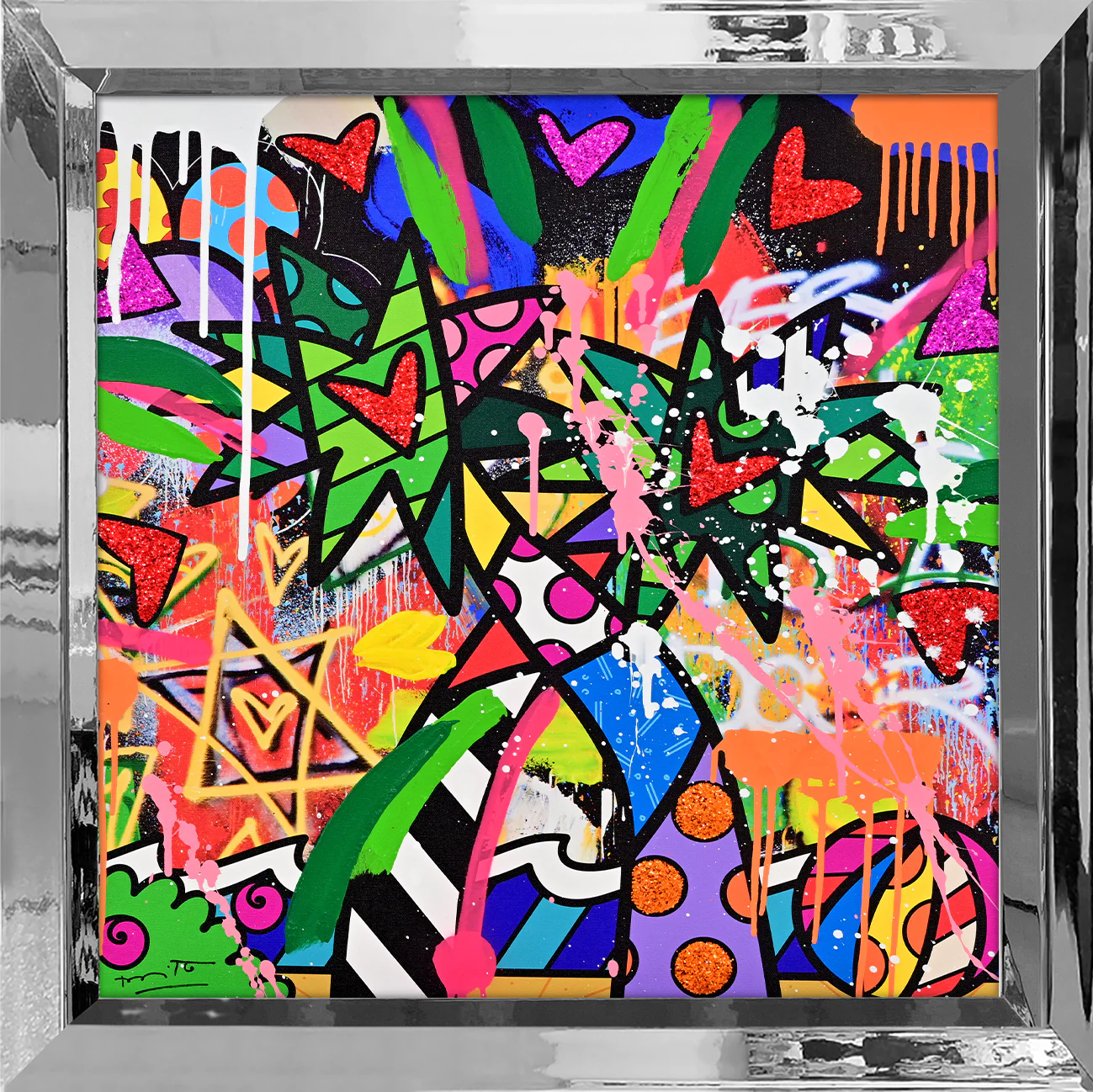 Miami Vibes - Mixed Media Original - Image 14