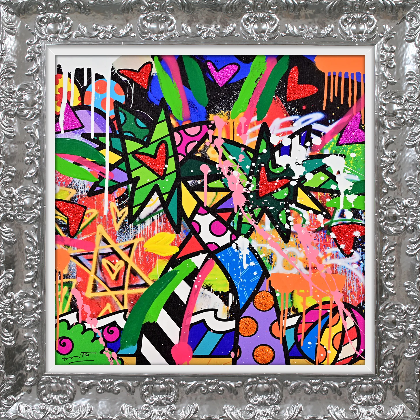 Miami Vibes - Mixed Media Original - Image 15