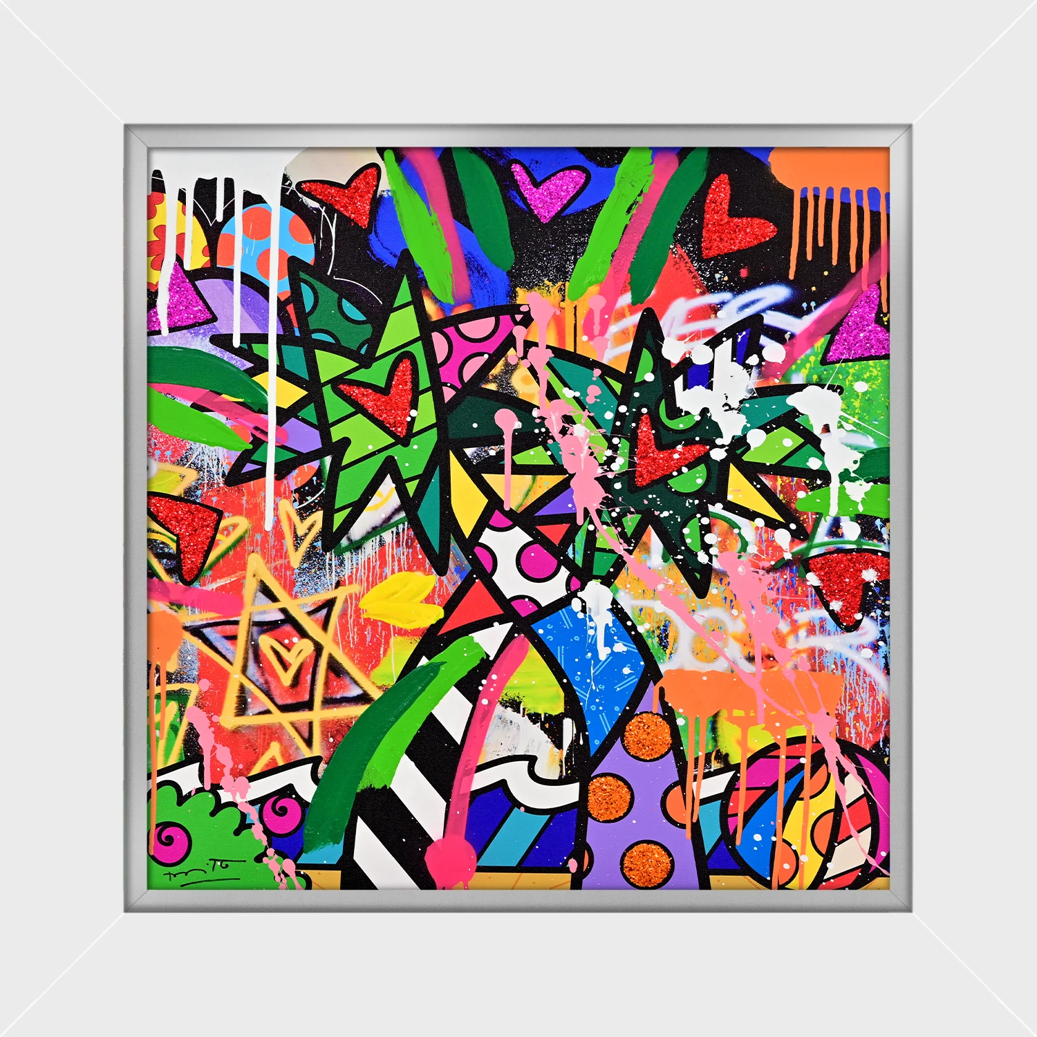 Miami Vibes - Mixed Media Original - Image 16