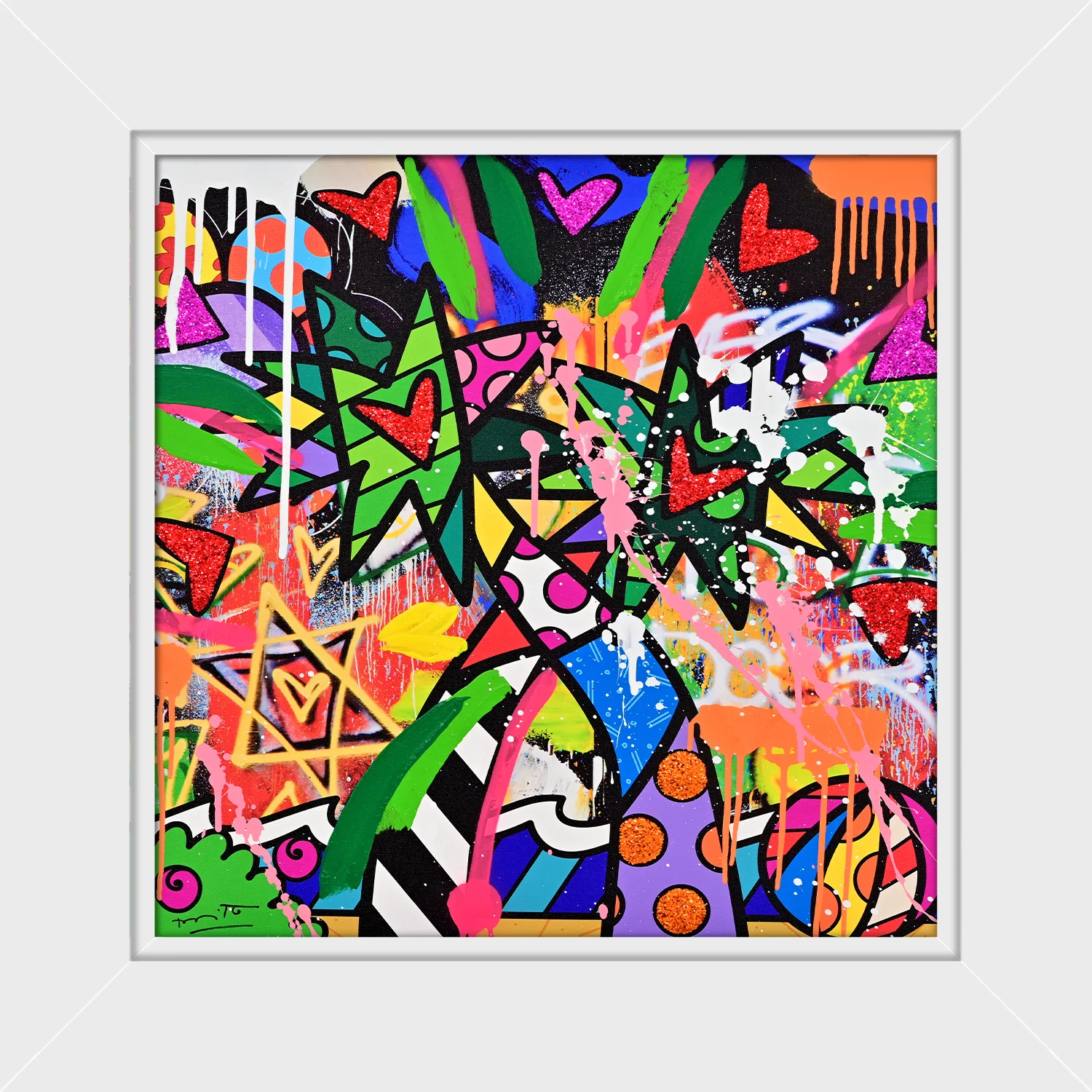 Miami Vibes - Mixed Media Original - Image 17