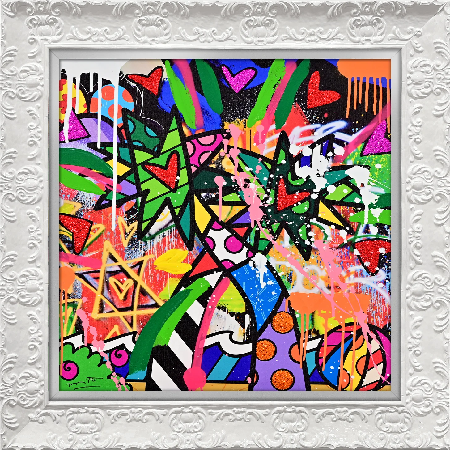 Miami Vibes - Mixed Media Original - Image 18
