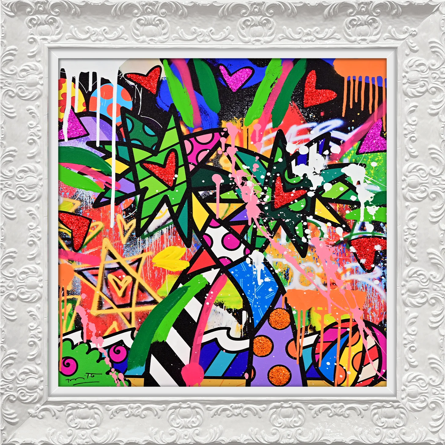Miami Vibes - Mixed Media Original - Image 19