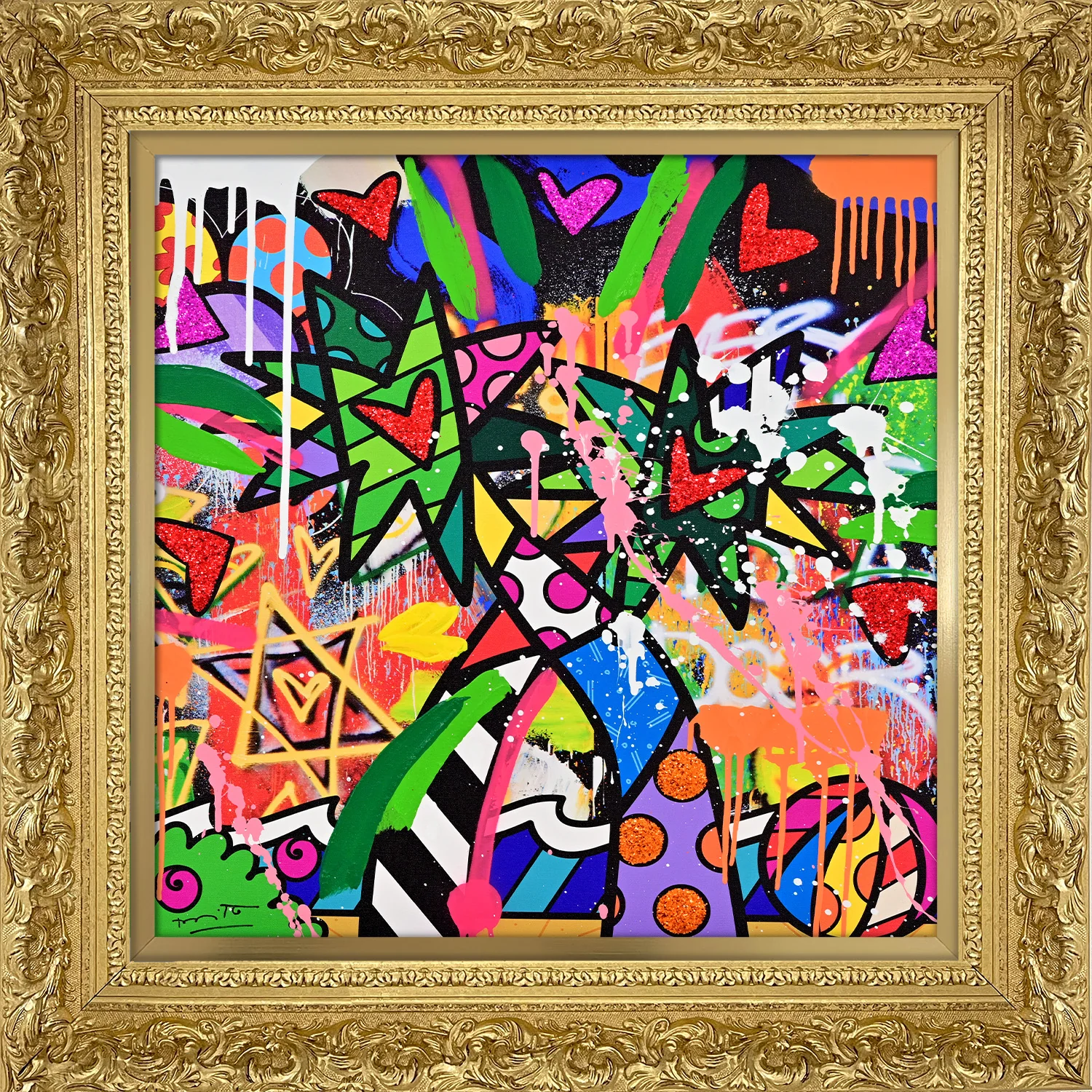 Miami Vibes - Mixed Media Original - Image 5