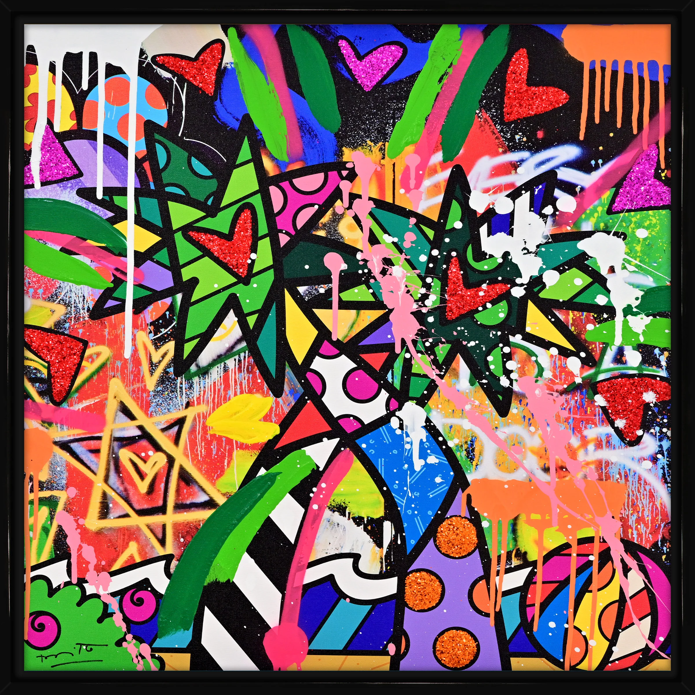 Miami Vibes - Mixed Media Original - Image 6