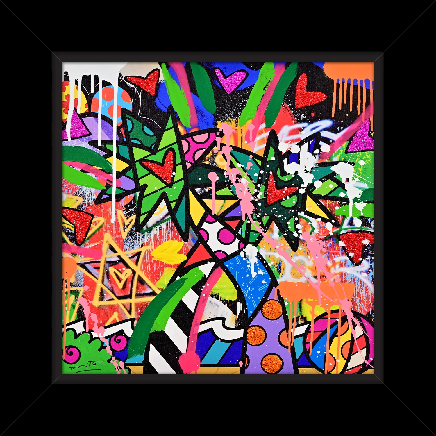 Miami Vibes - Mixed Media Original - Image 9