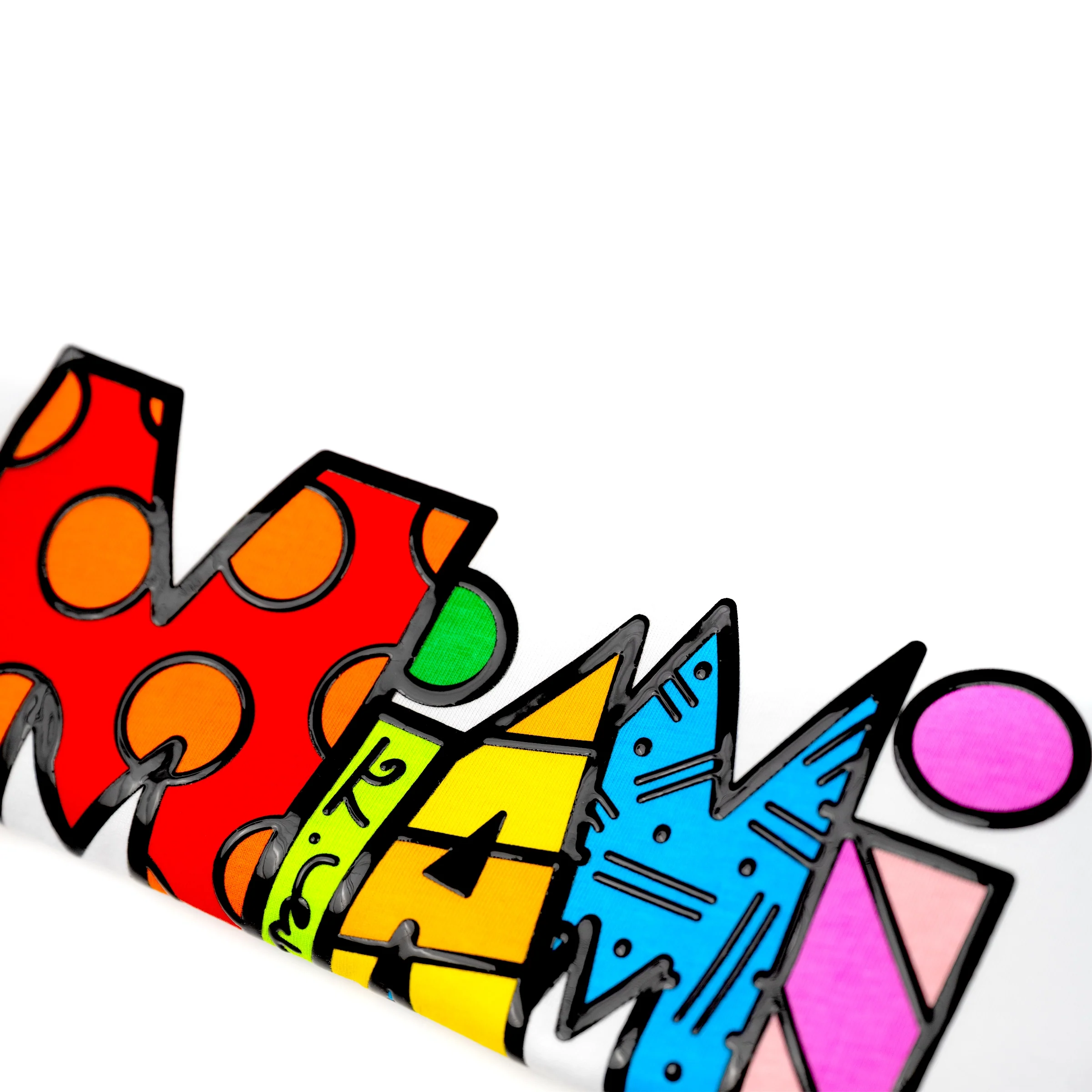 Miami White Britto T-Shirt For Women - Image 5