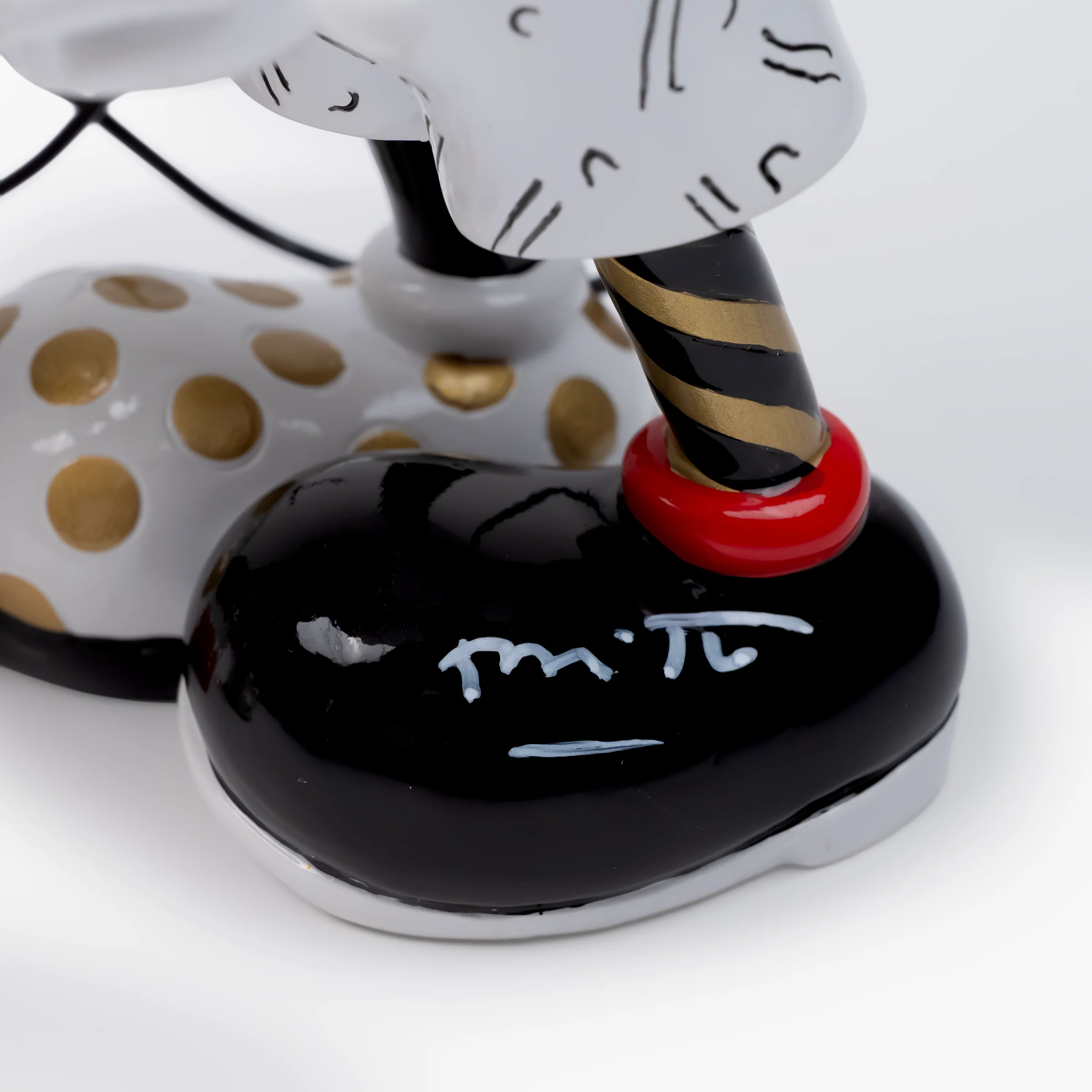 Mickey and Minnie Black & Gold - Disney by Britto Figurine - Image 2