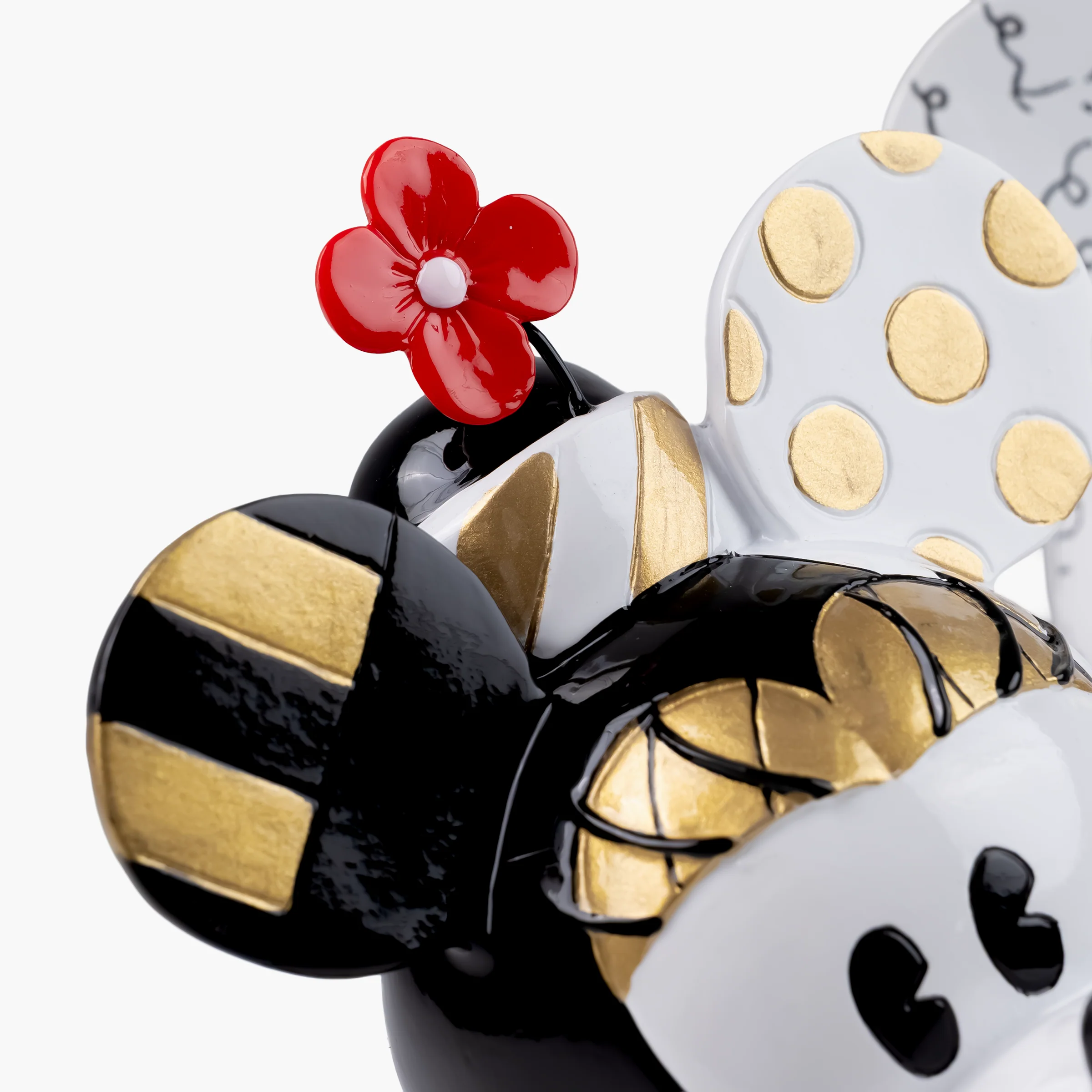 Mickey and Minnie Black & Gold - Disney by Britto Figurine - Image 5