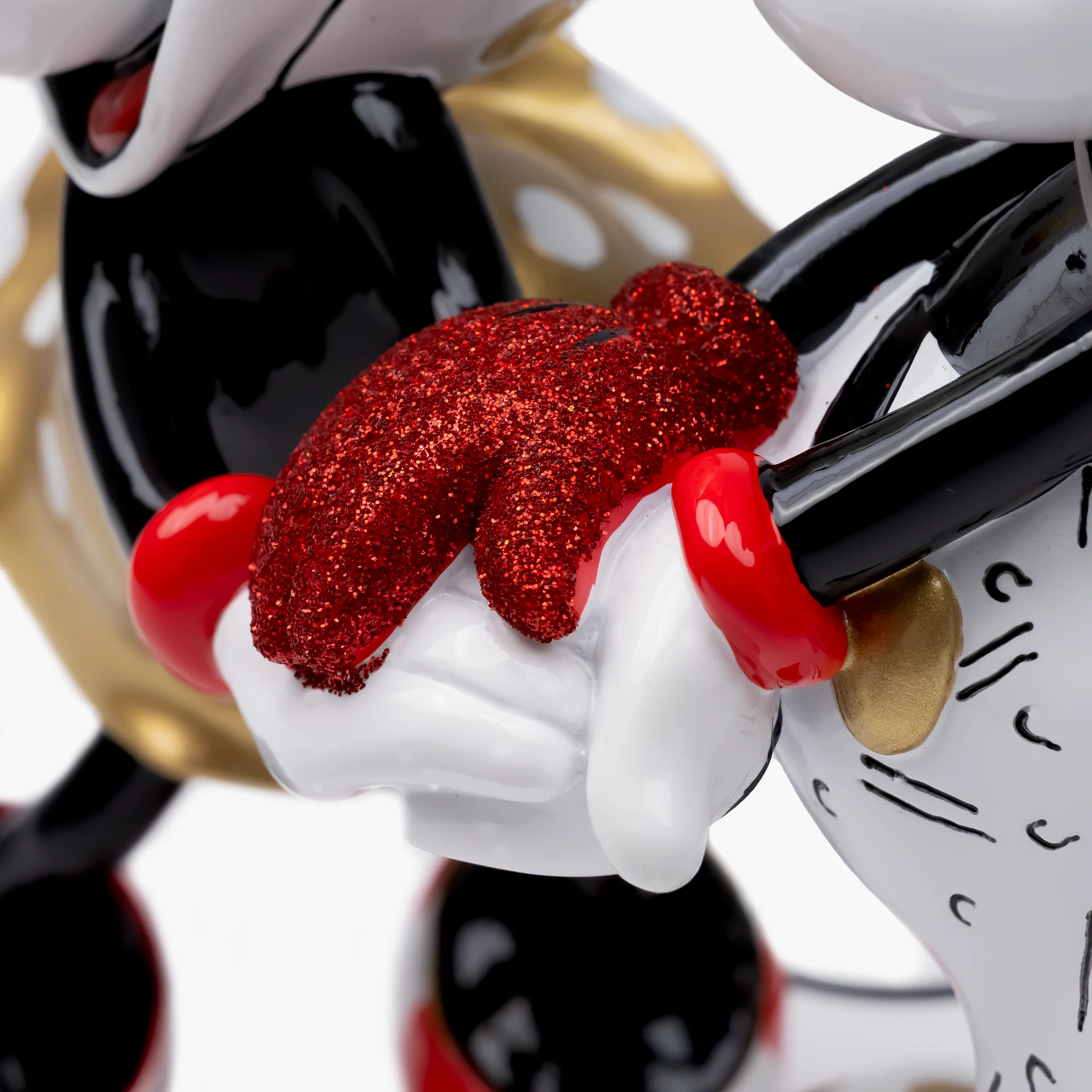 Mickey and Minnie Black & Gold - Disney by Britto Figurine - Image 6