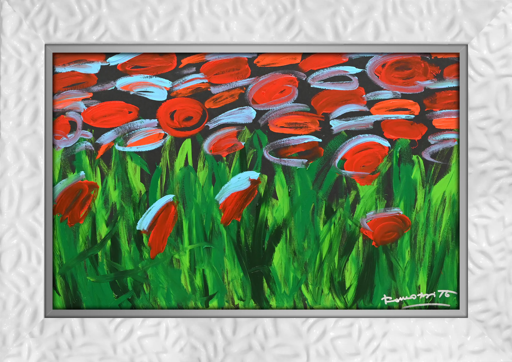 MIDNIGHT GARDEN - Original Painting - Image 15