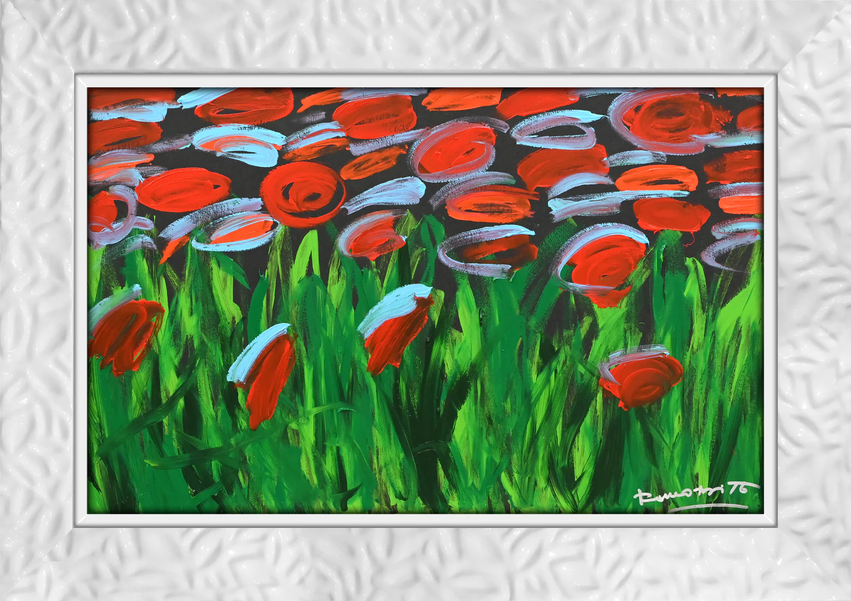 MIDNIGHT GARDEN - Original Painting - Image 16