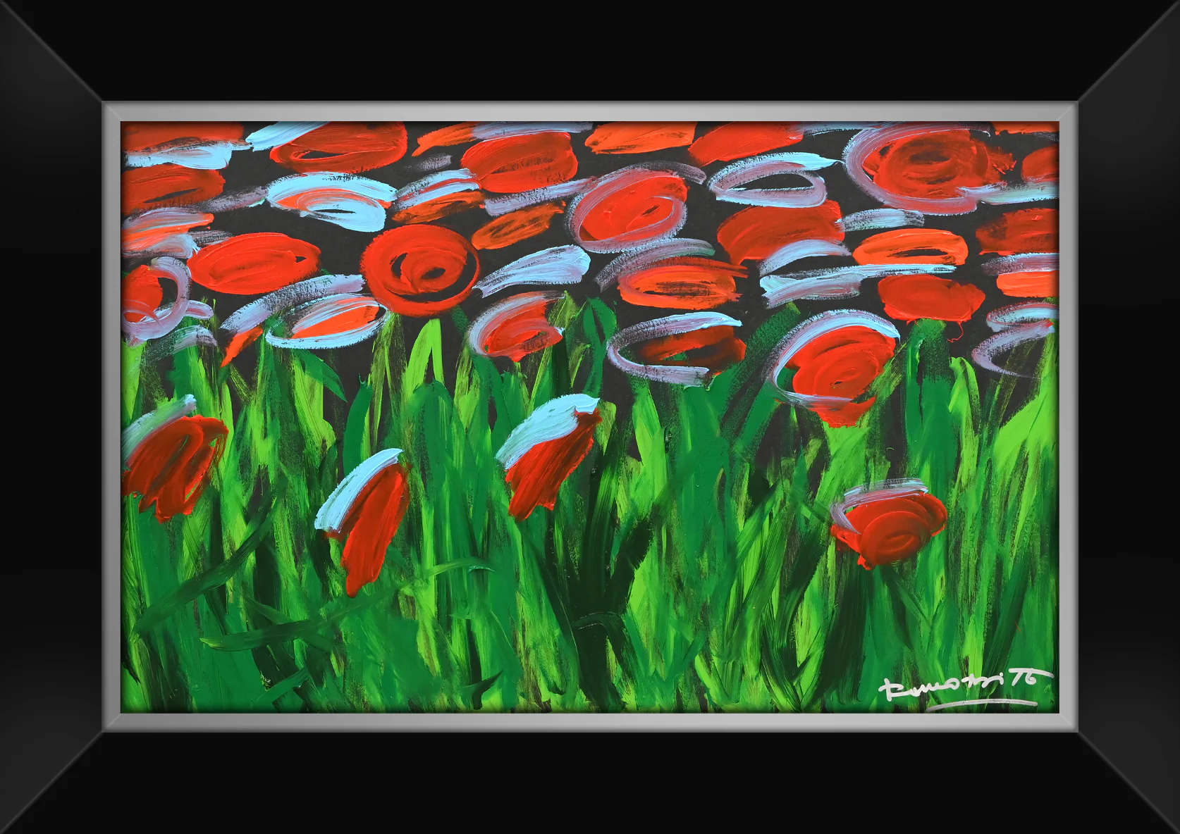 MIDNIGHT GARDEN - Original Painting - Image 3