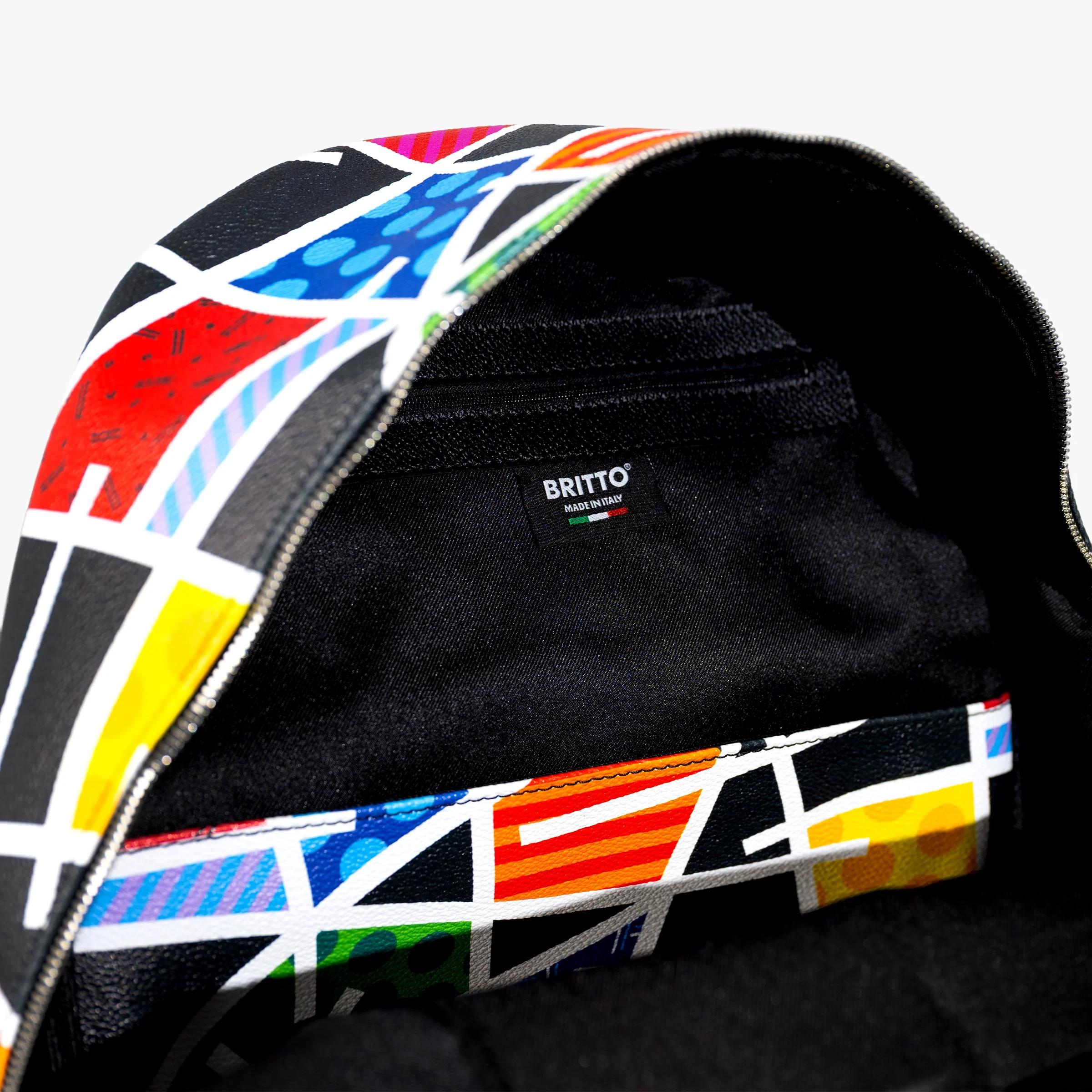Midnight Landscape Britto Eco Leather Large Backpack - Image 4