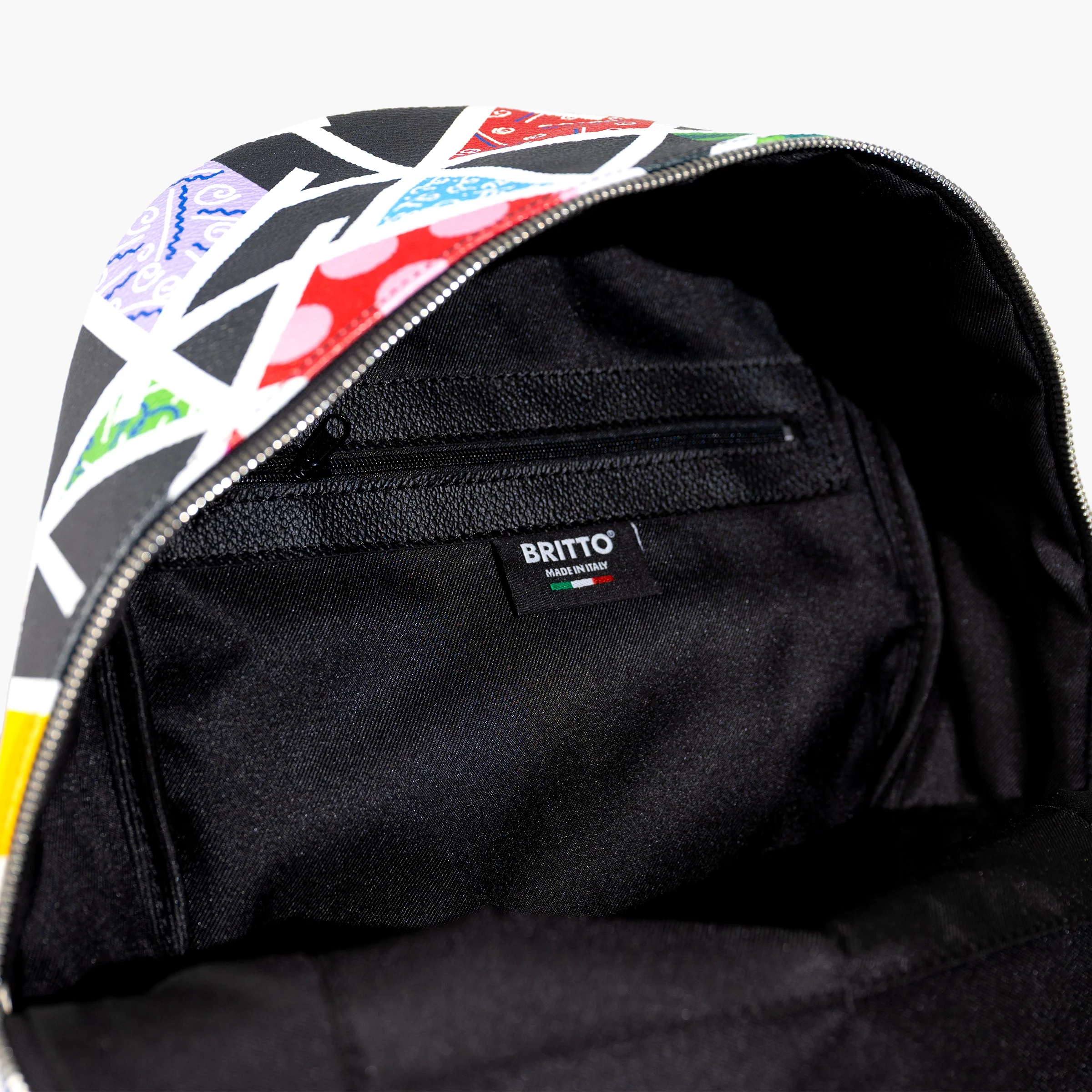 Midnight Landscape Britto Eco Leather Small Backpack - Image 4