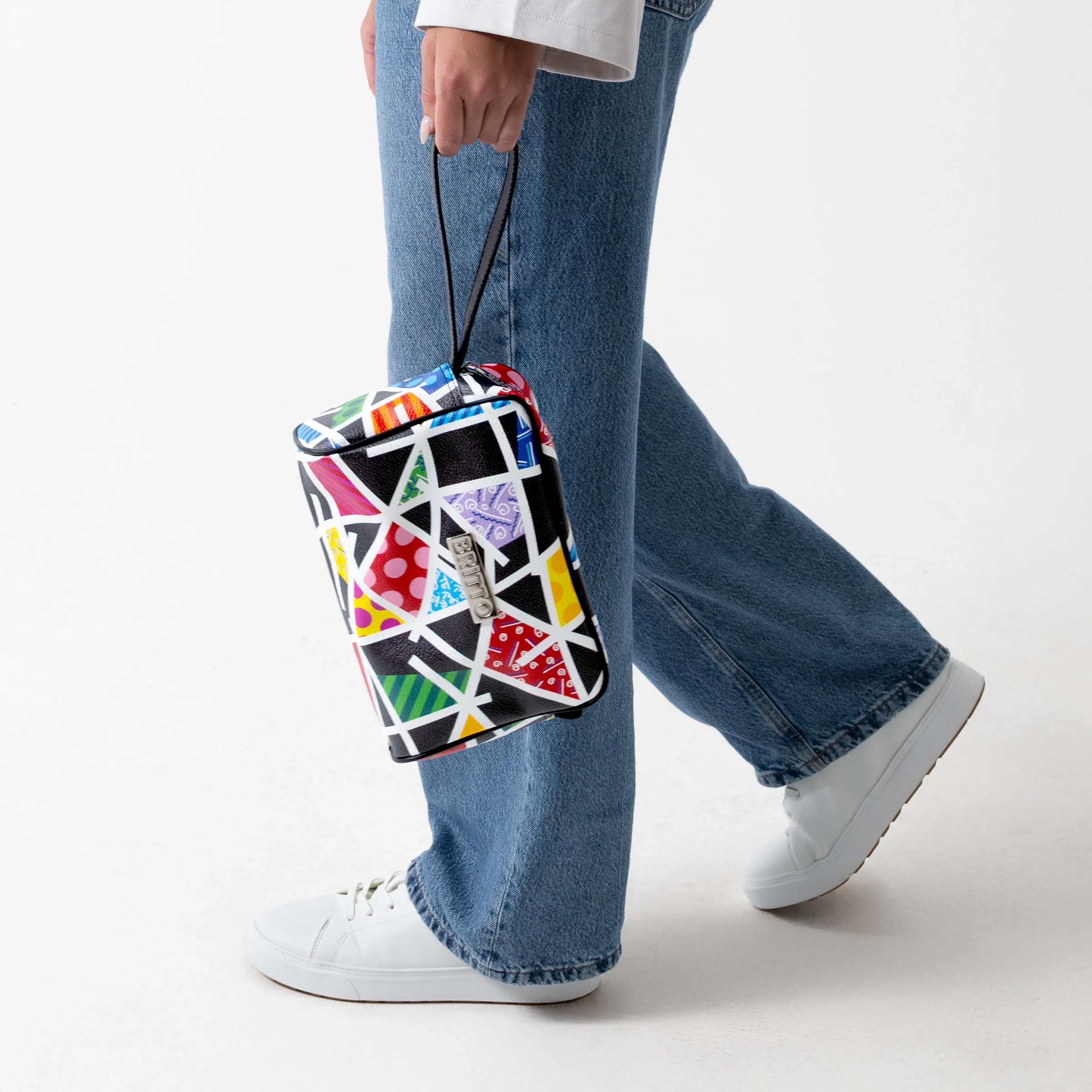 Midnight Landscape Britto Eco Leather Toiletry Bag - Image 6