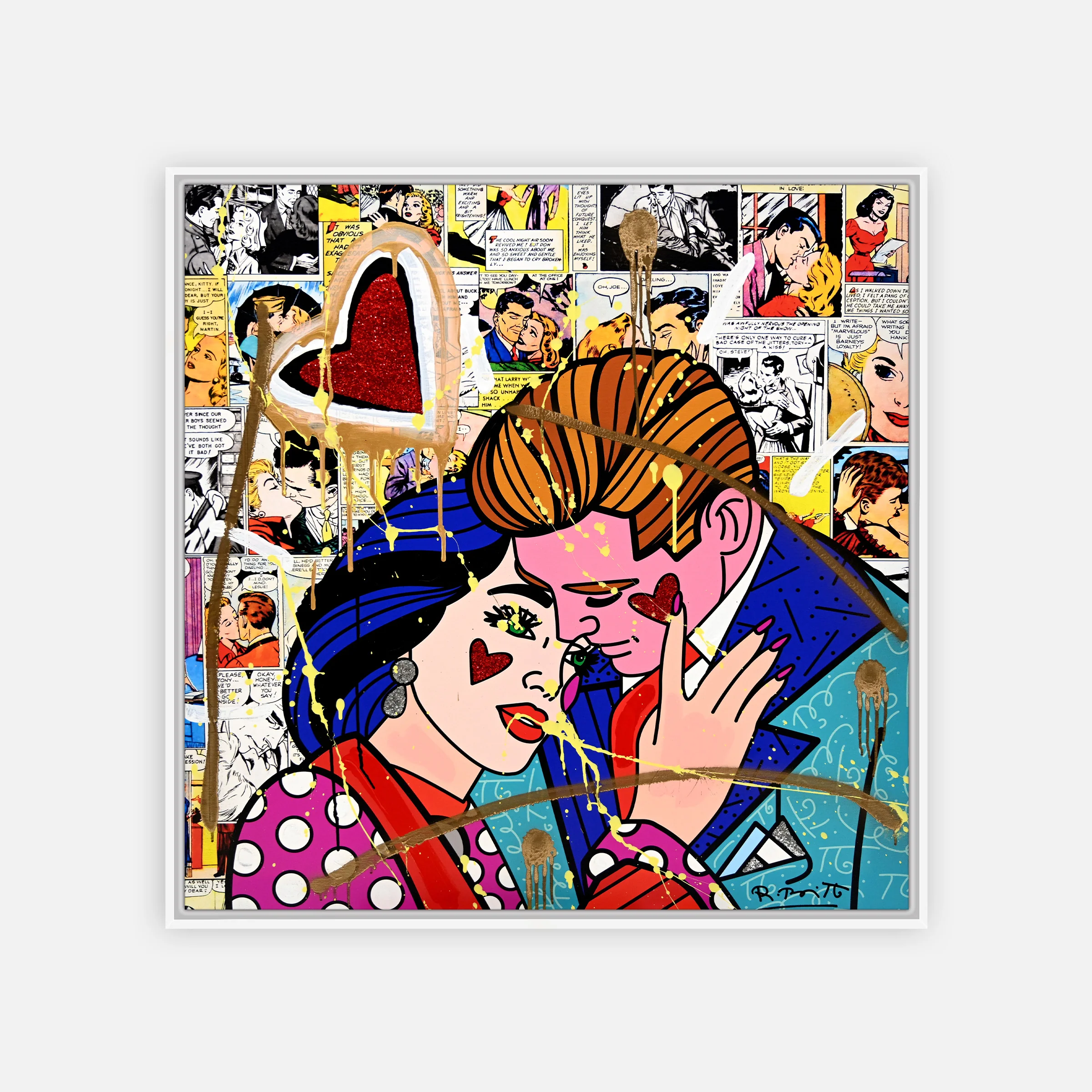 Miss You - Mixed Media Original - Image 2
