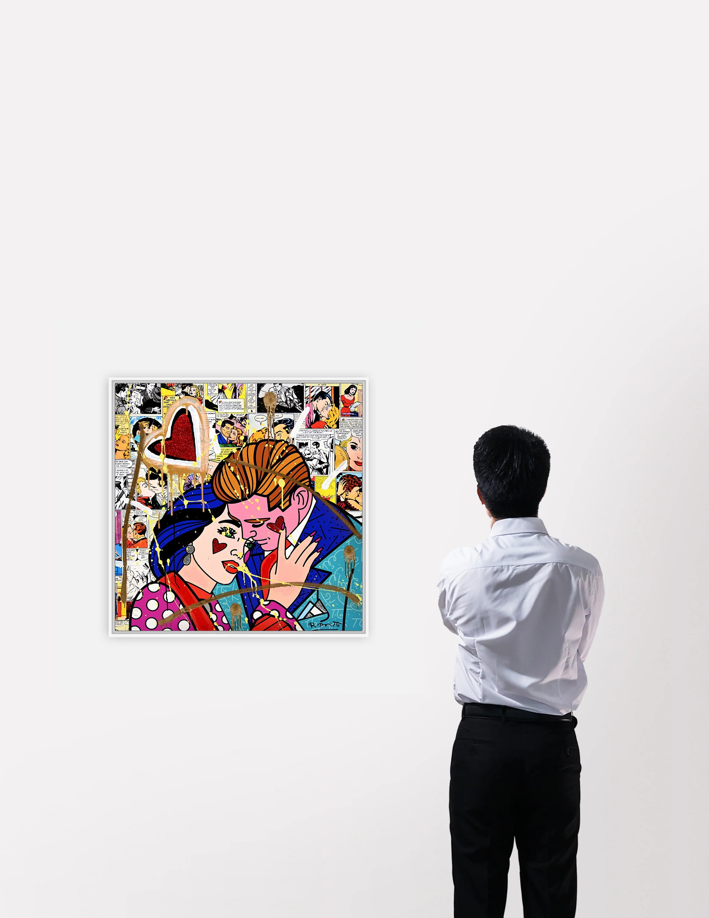 Miss You - Mixed Media Original - Image 4