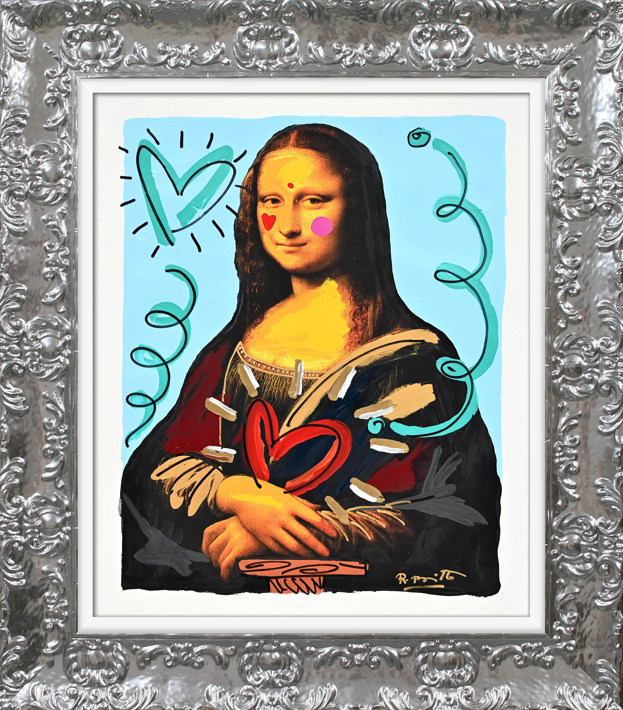Mona Love - Mixed Media Original - Image 12