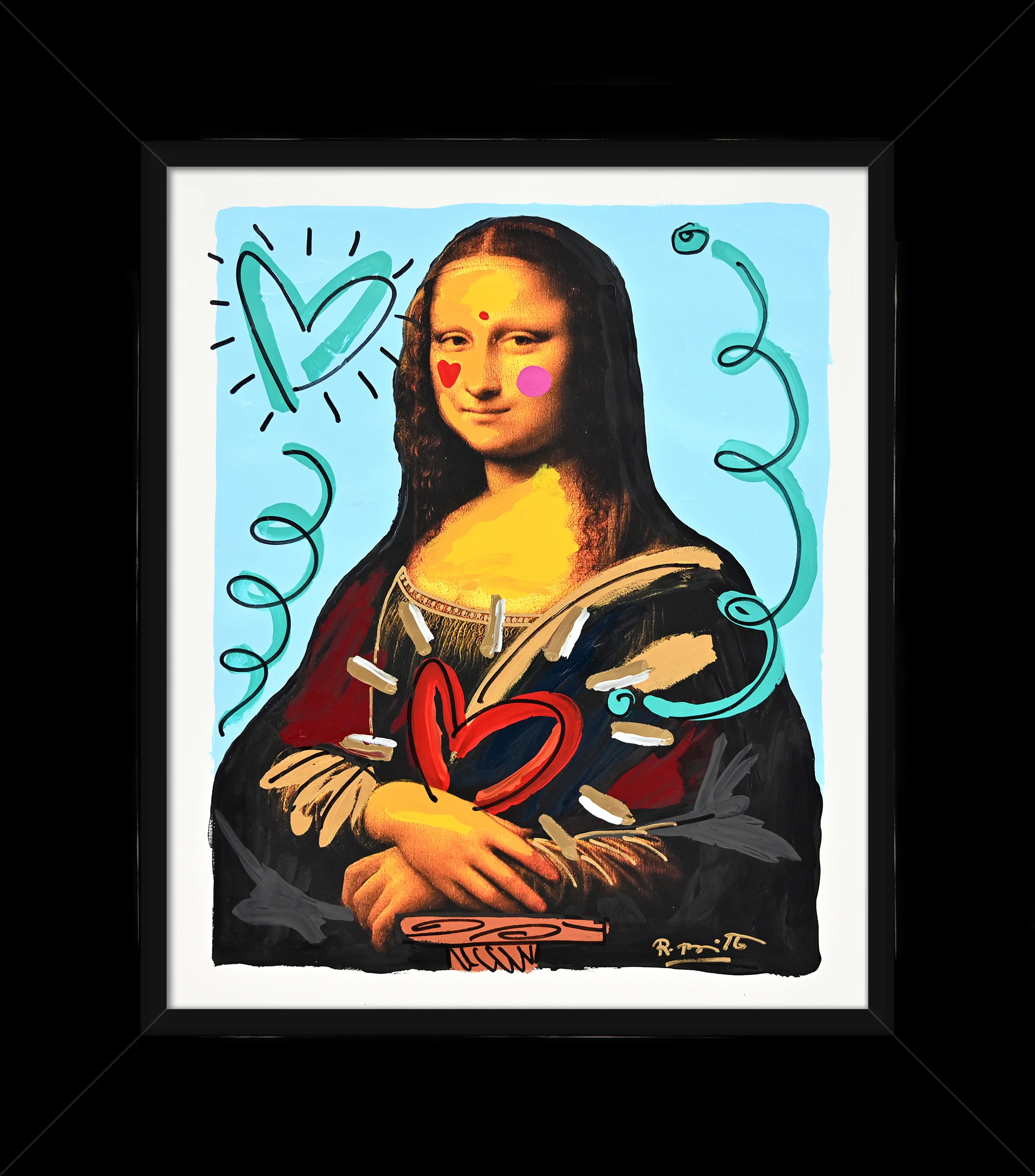 Mona Love - Mixed Media Original - Image 2
