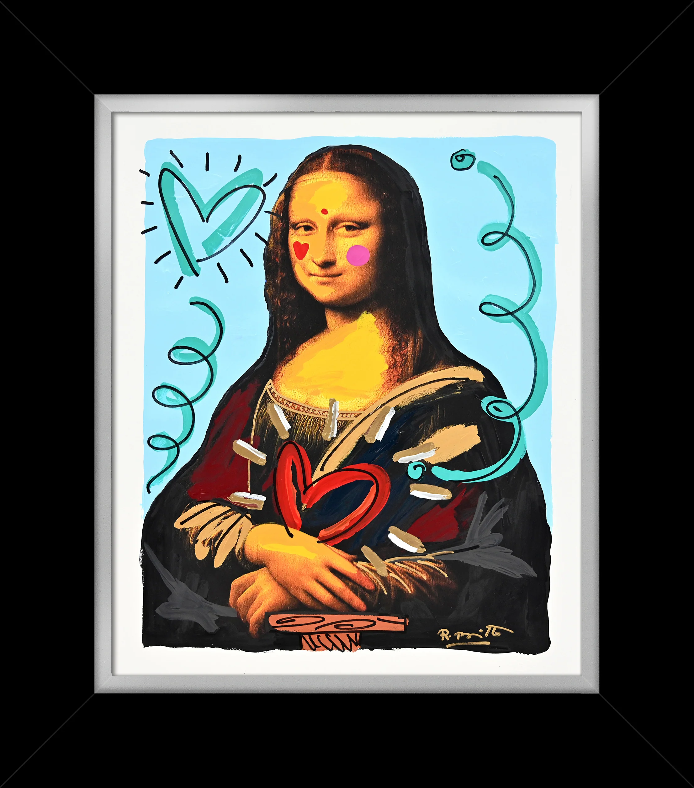 Mona Love - Mixed Media Original - Image 5